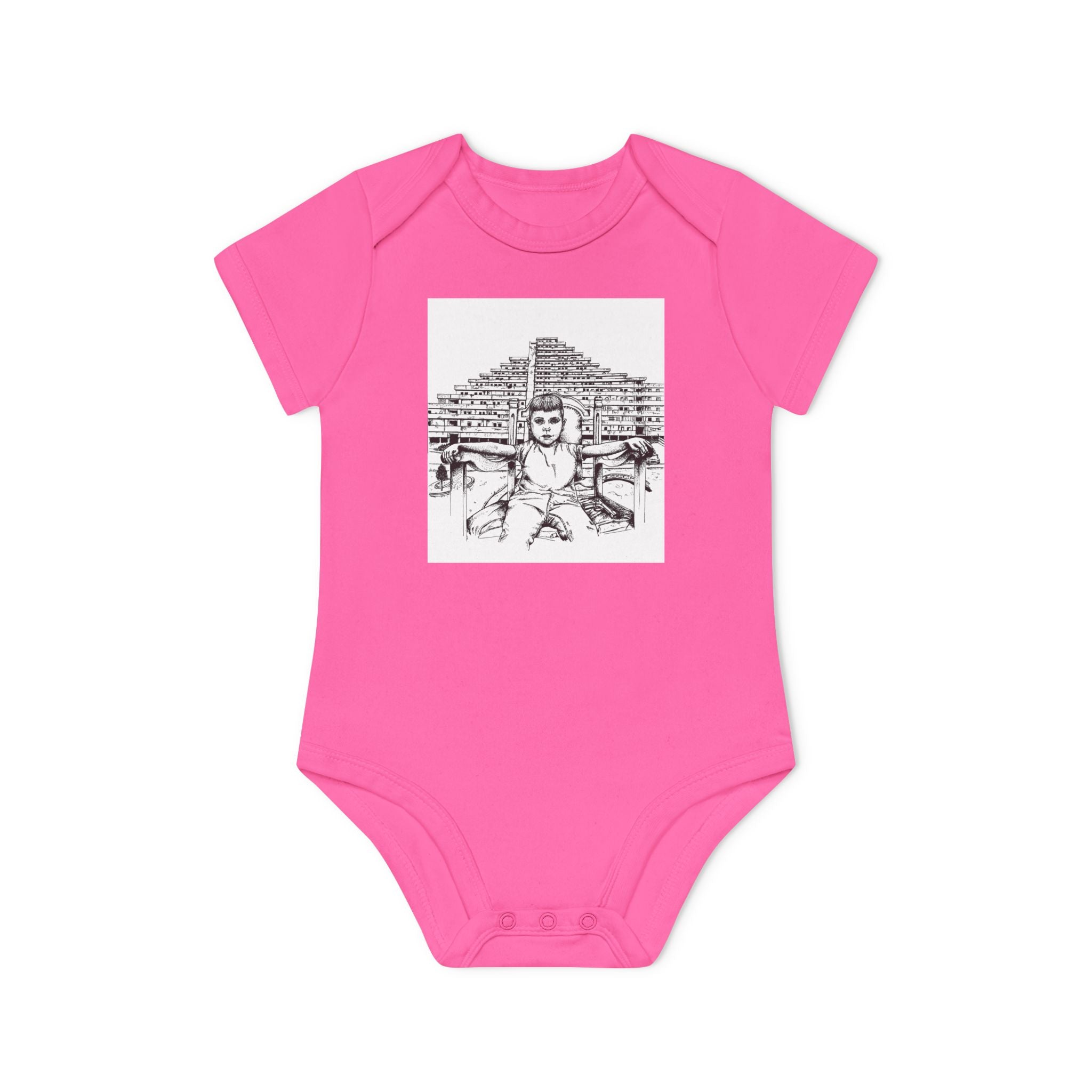 Baby Organic Bodysuit napoli - Cute Infant Outfit, Eco-Friendly Baby Gift, Newborn Clothes, Baby Shower Present, Soft Cotton Bodysuit