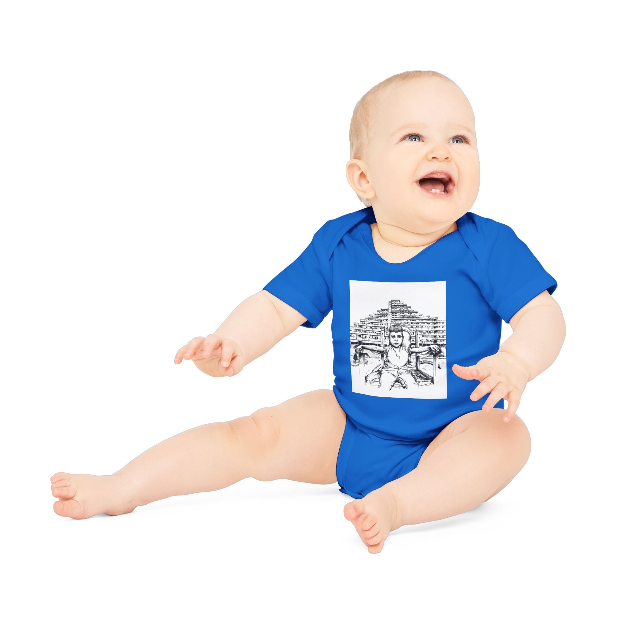 Baby Organic Bodysuit napoli - Cute Infant Outfit, Eco-Friendly Baby Gift, Newborn Clothes, Baby Shower Present, Soft Cotton Bodysuit