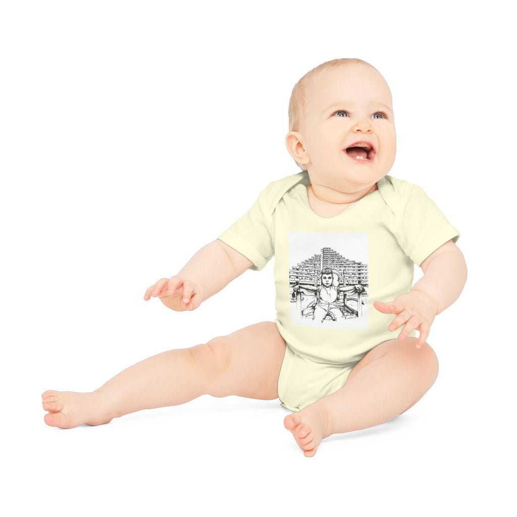 Baby Organic Bodysuit napoli - Cute Infant Outfit, Eco-Friendly Baby Gift, Newborn Clothes, Baby Shower Present, Soft Cotton Bodysuit