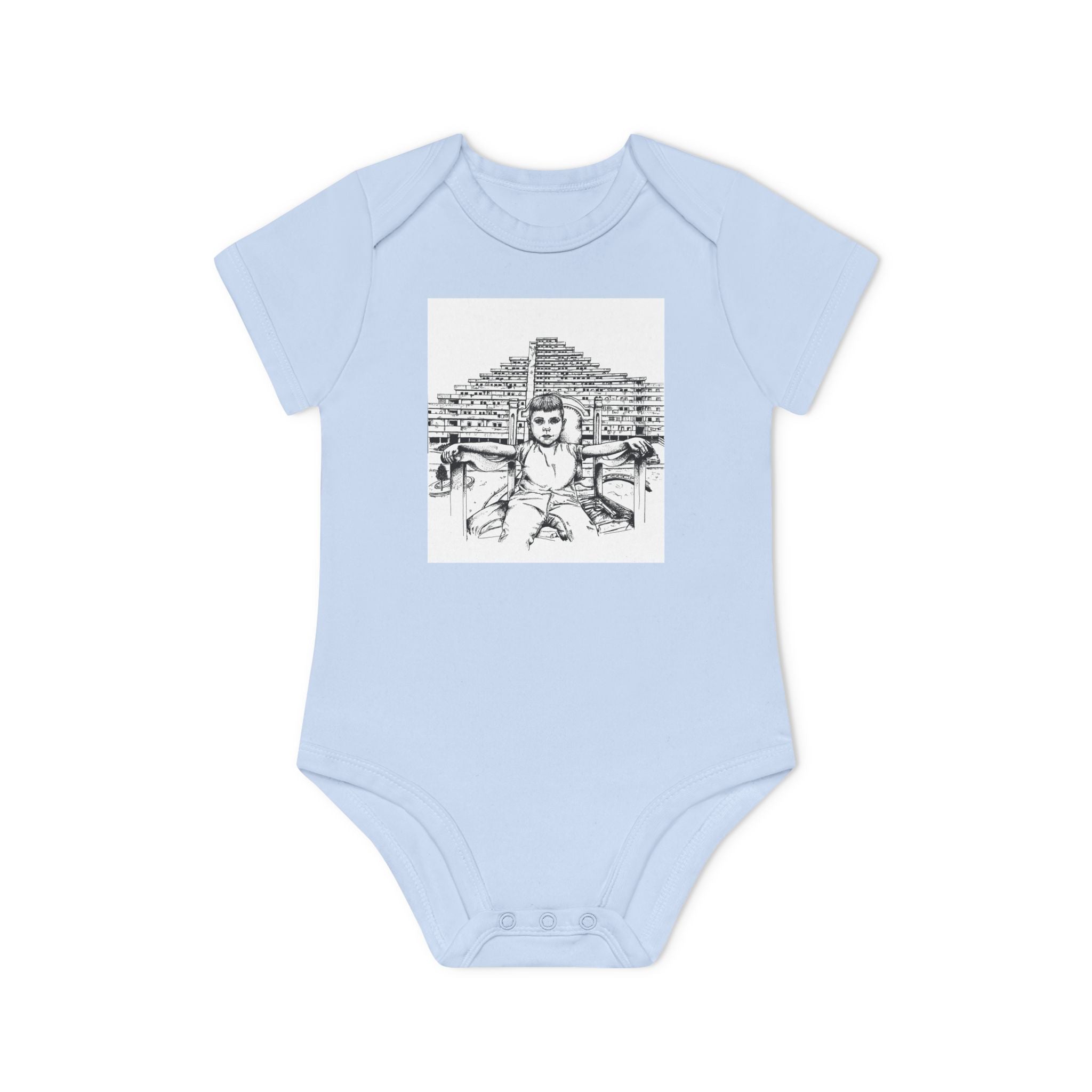 Baby Organic Bodysuit napoli - Cute Infant Outfit, Eco-Friendly Baby Gift, Newborn Clothes, Baby Shower Present, Soft Cotton Bodysuit