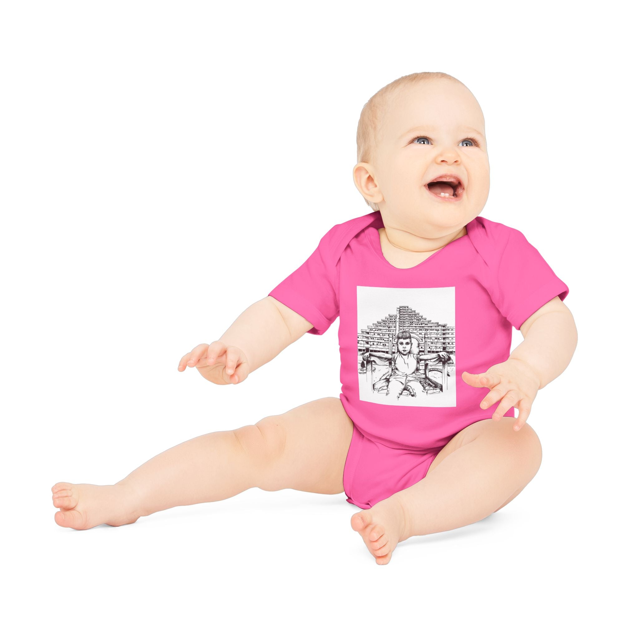 Baby Organic Bodysuit napoli - Cute Infant Outfit, Eco-Friendly Baby Gift, Newborn Clothes, Baby Shower Present, Soft Cotton Bodysuit