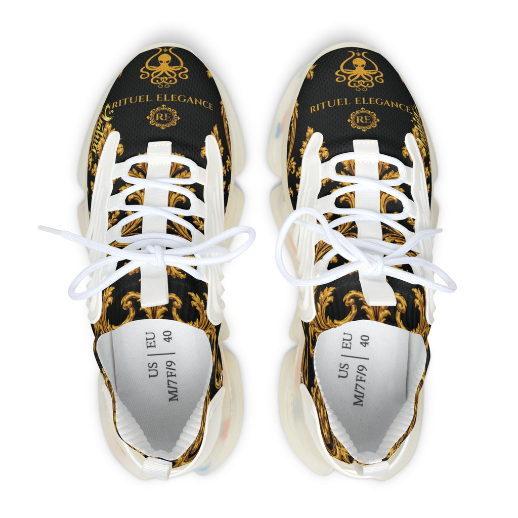 Enfant Gold Mesh Sneakers — 'Rituel Elegance'2026 unisex  Athletic Shoes