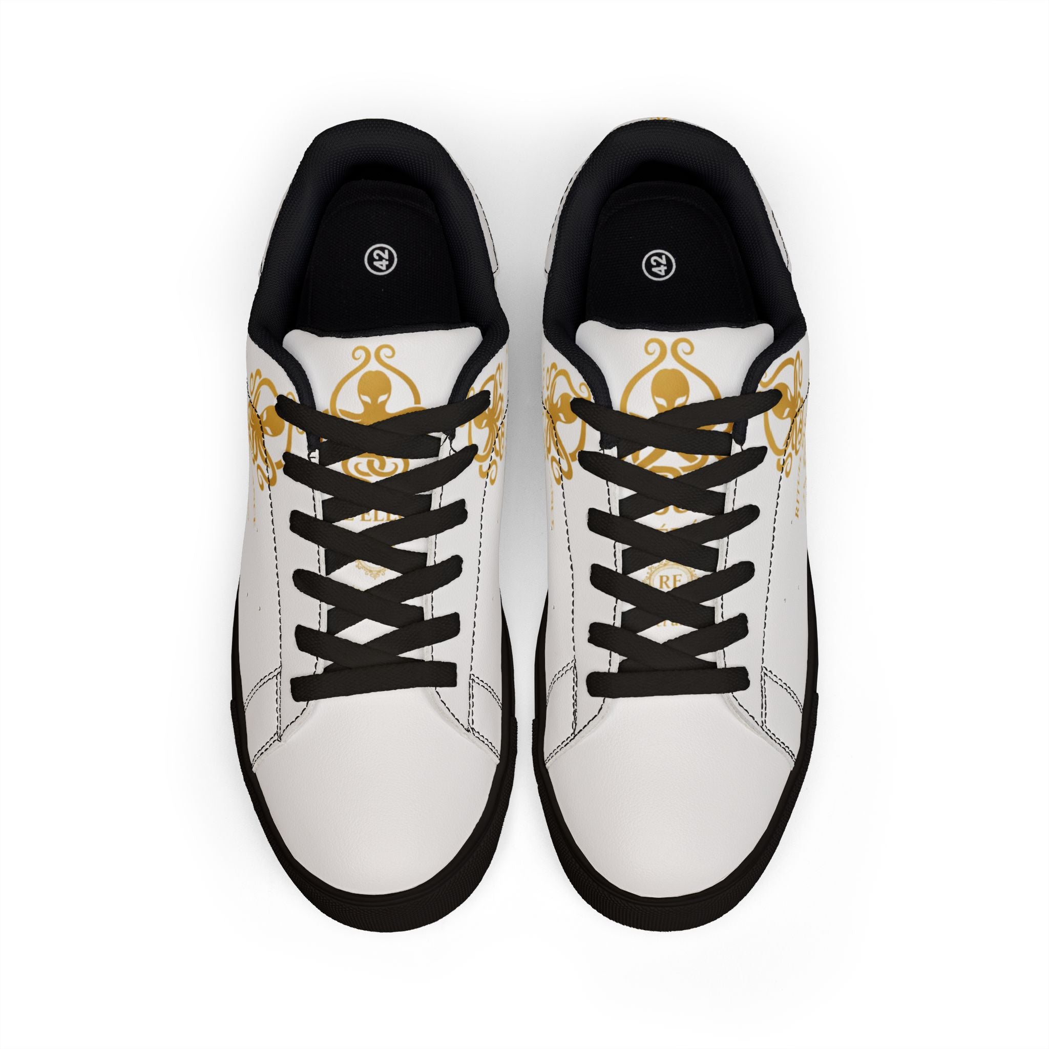 Rituel élégance Sneakers 2026 — Gold Ornamental 'Rituel Elegance' Design