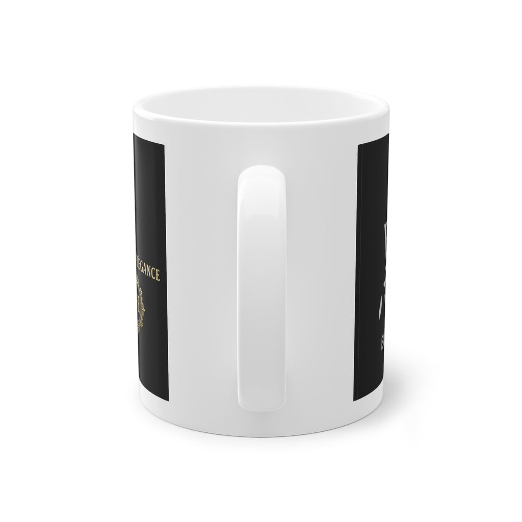 Dragon Black Mug, Asian Decor Coffee Cup, , Unique Mug Design, Cool Tea Cup