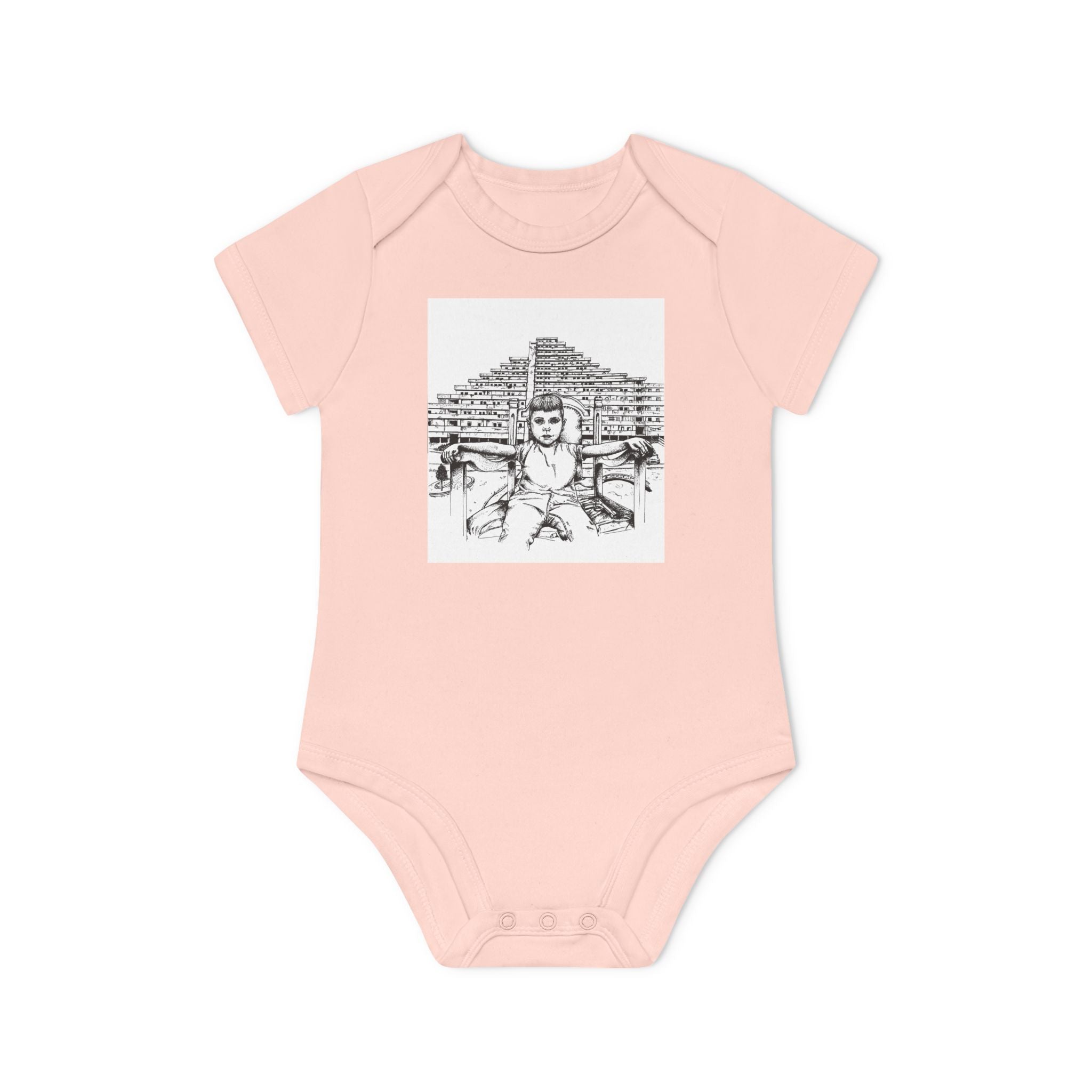 Baby Organic Bodysuit napoli - Cute Infant Outfit, Eco-Friendly Baby Gift, Newborn Clothes, Baby Shower Present, Soft Cotton Bodysuit