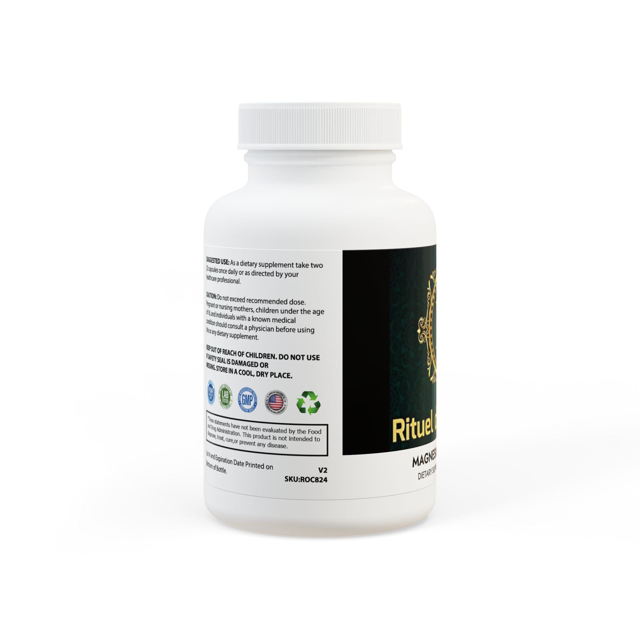 Magnesium Glycinate Supplement (60 Capsules)