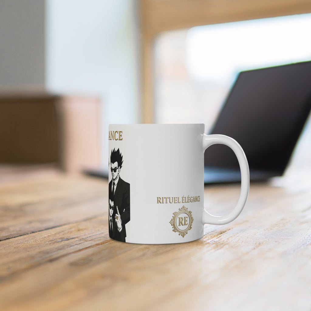 Elegant Dragon Ball Z Character Ceramic Mug - martinique rituel élégance