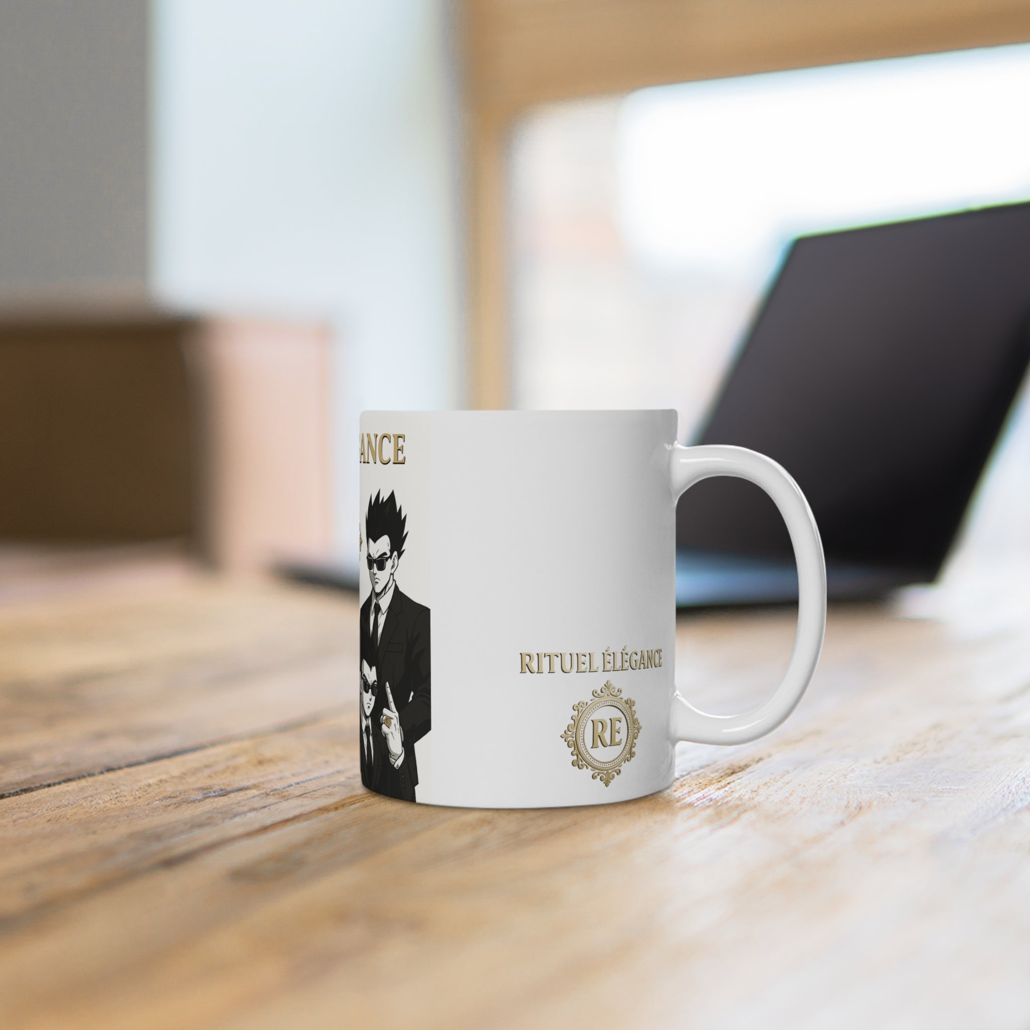 Elegant Dragon Ball Z Character Ceramic Mug - martinique rituel élégance