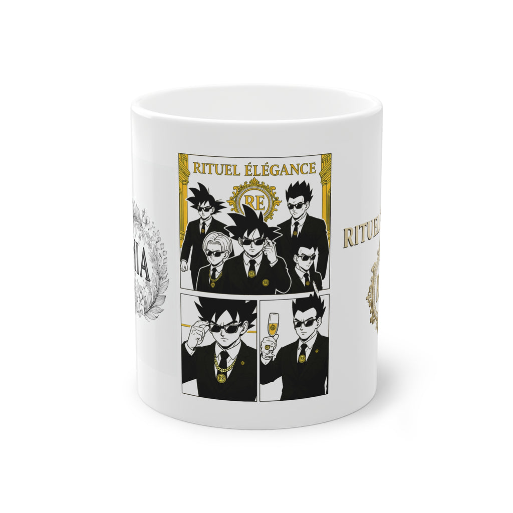 mug dbz ,personaliser avec prénom Yahia élégante avec un design