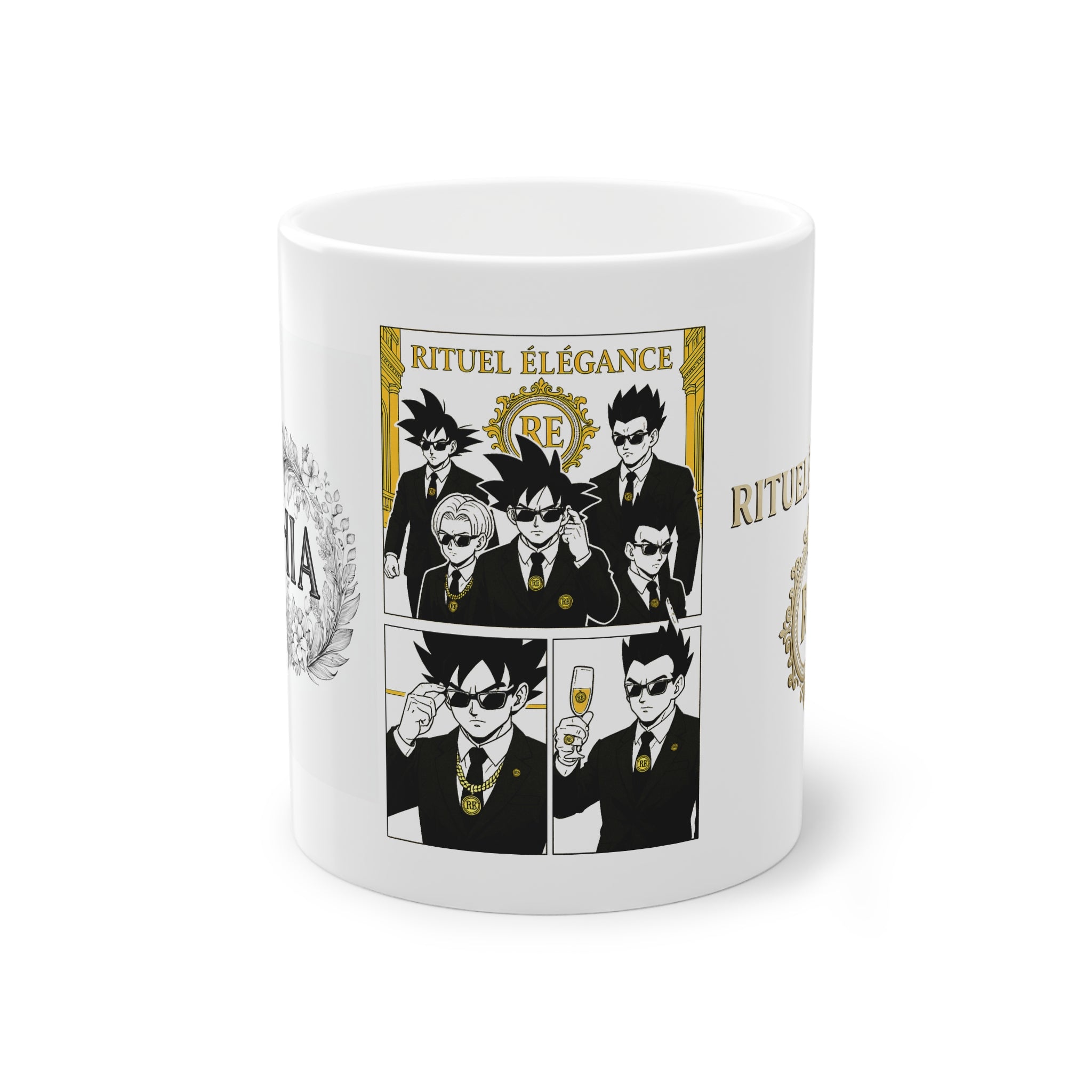mug dbz ,personaliser avec prénom Yahia élégante avec un design