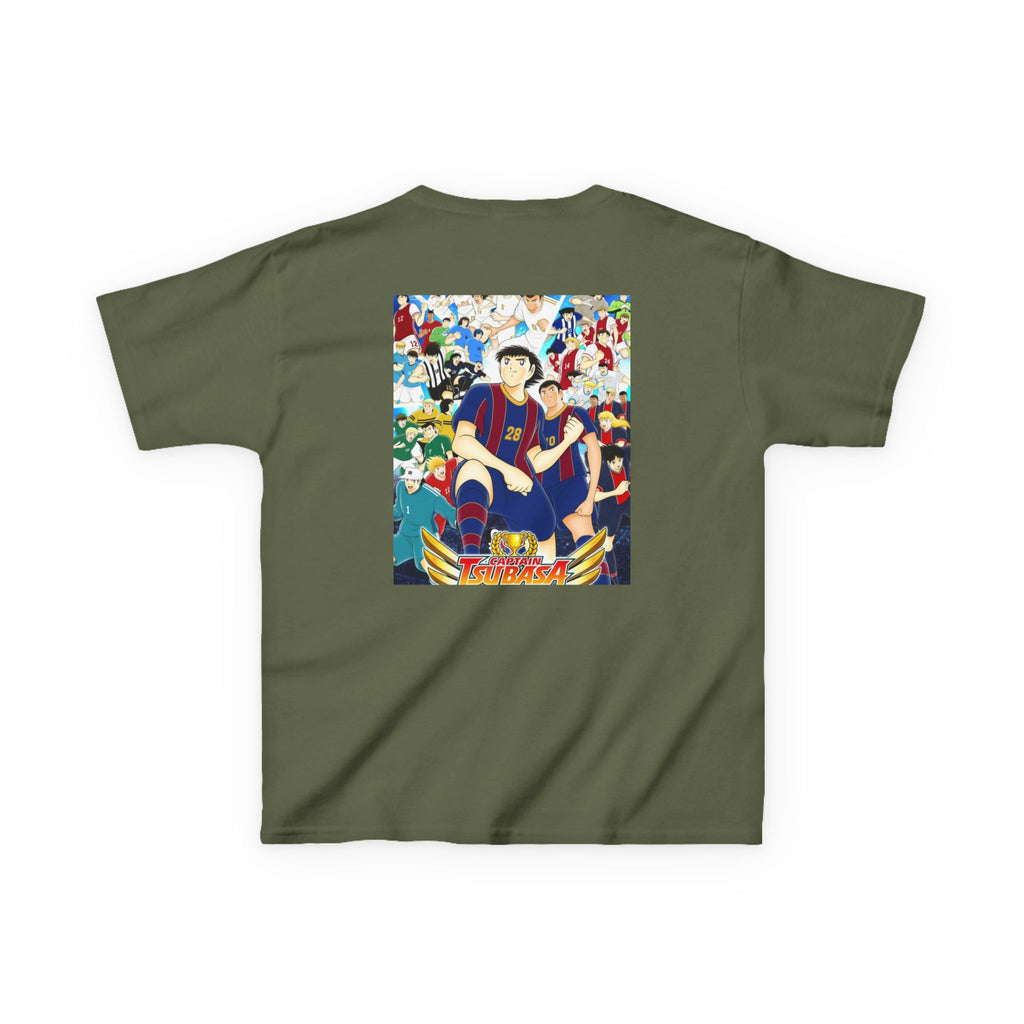 Kids Heavy Cotton™ T-shirt olive et tom  Rituel élégance