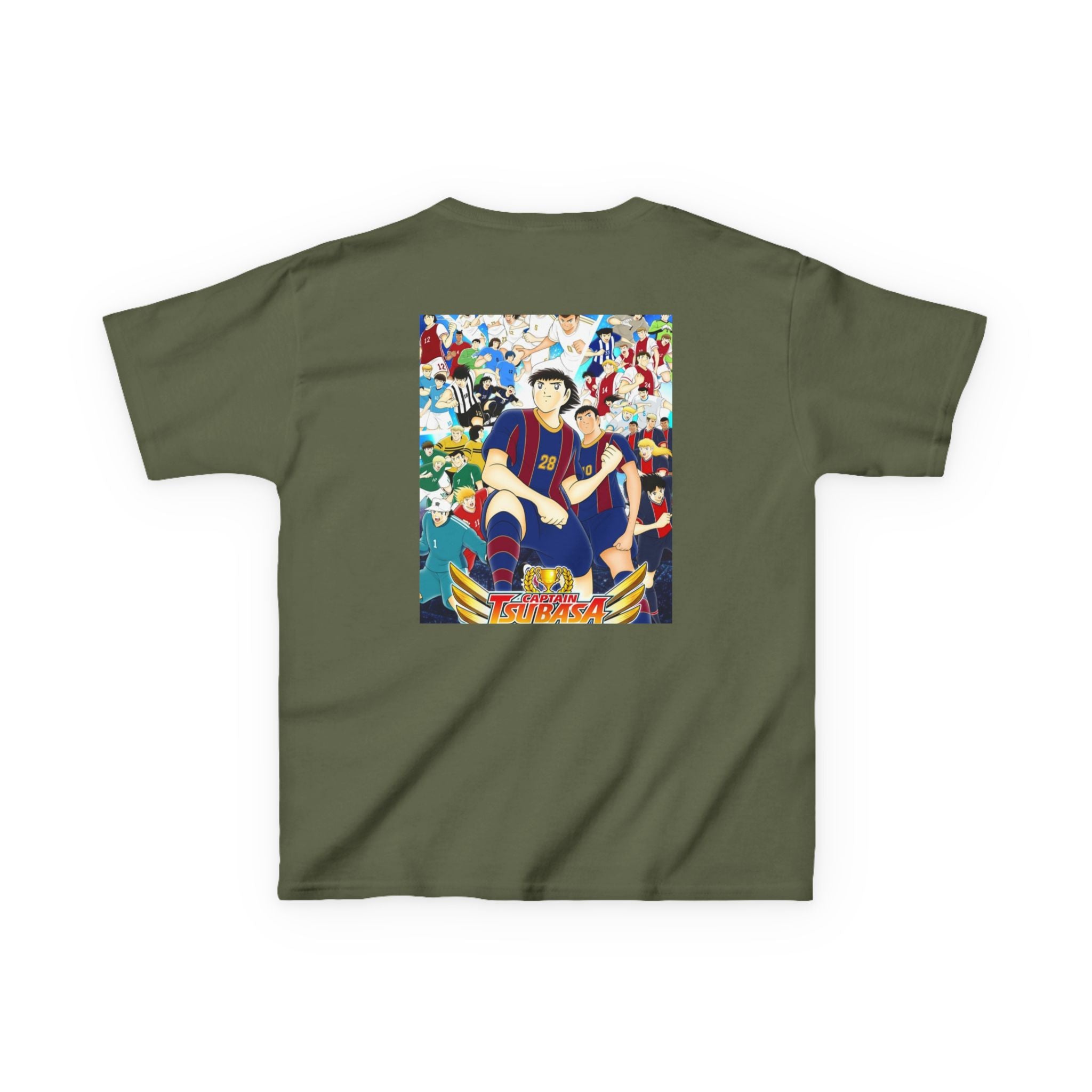 Kids Heavy Cotton™ T-shirt olive et tom  Rituel élégance