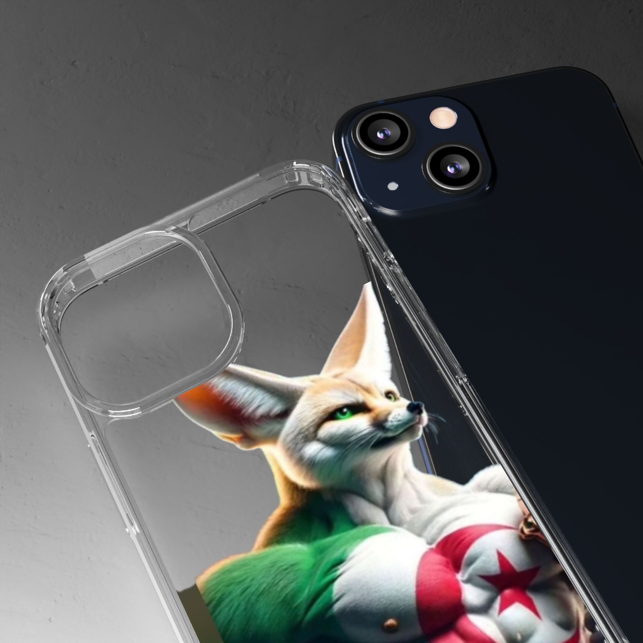 1étui de protection téléphone transparent Algérie féneck élégant, jolie coque de téléphone,