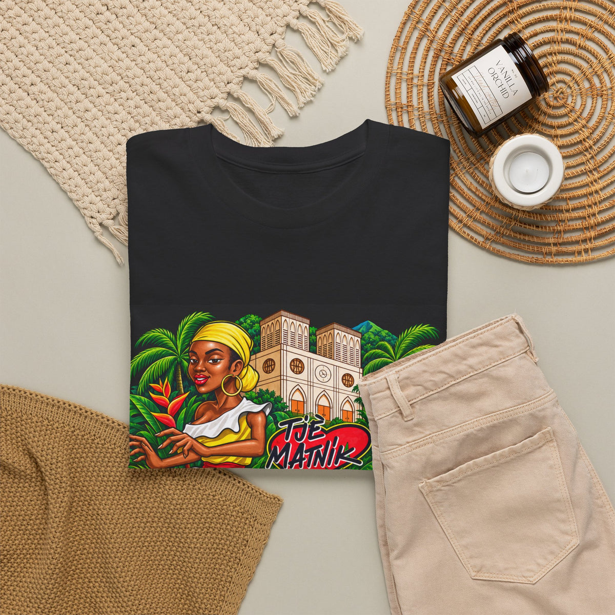 T-shirt St. Joseph Martinique  Rituel élégance  collection 2026 unisexe