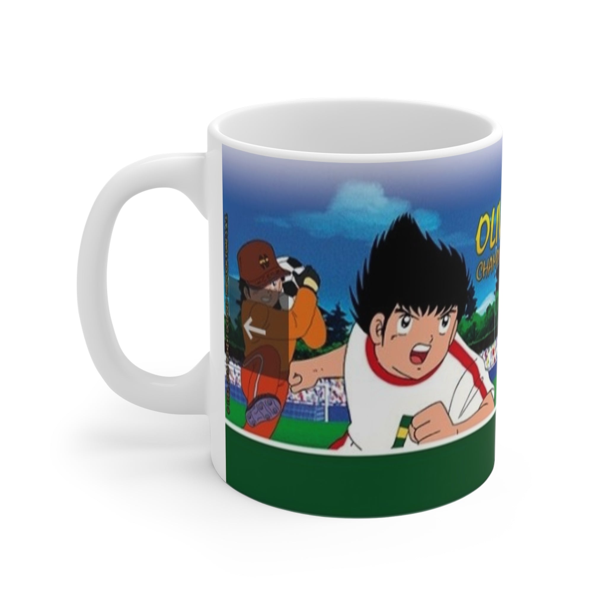 Olive & Tom Ceramic Mug - Coffee Cup for Champions, Soccer Lovers