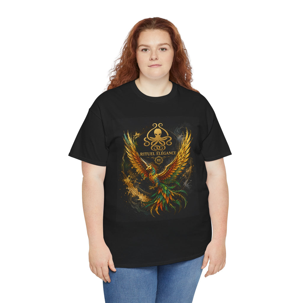 Phoenix Crest T‑Shirt — Marque rituel élégance Collection 2026