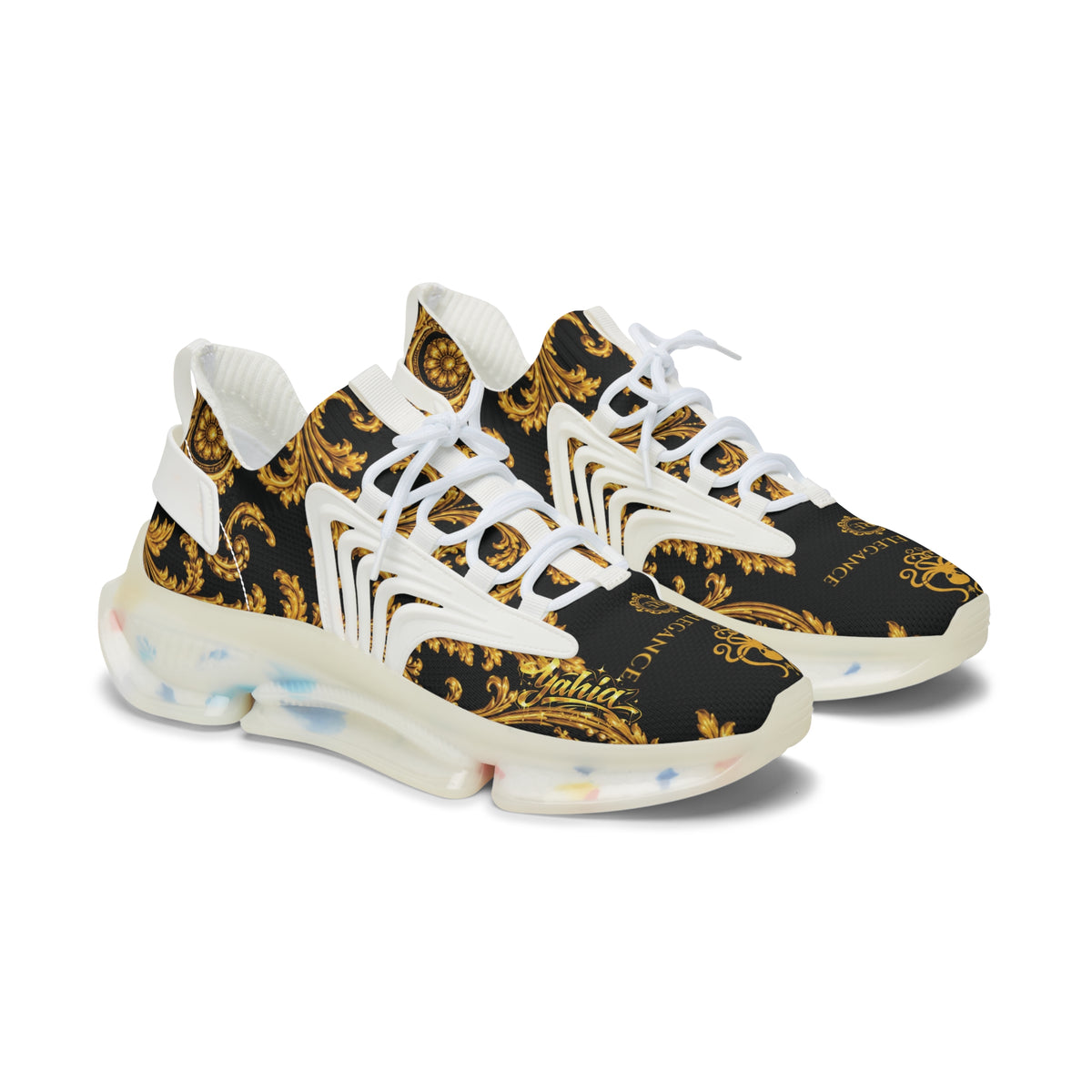 Enfant Gold Mesh Sneakers — 'Rituel Elegance'2026 unisex  Athletic Shoes