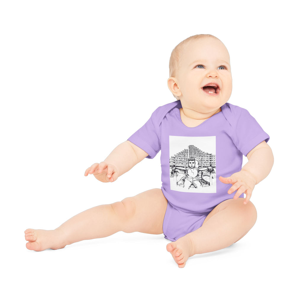 Baby Organic Bodysuit napoli - Cute Infant Outfit, Eco-Friendly Baby Gift, Newborn Clothes, Baby Shower Present, Soft Cotton Bodysuit