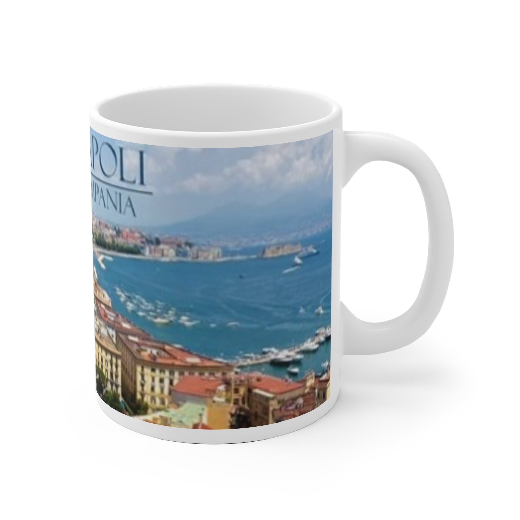 Napoli Campania Ceramic Mug, Scenic Souvenir Gift, Coffee Lover's Mug, Travel Keepsake, Home Decor, Perfect for Holidays