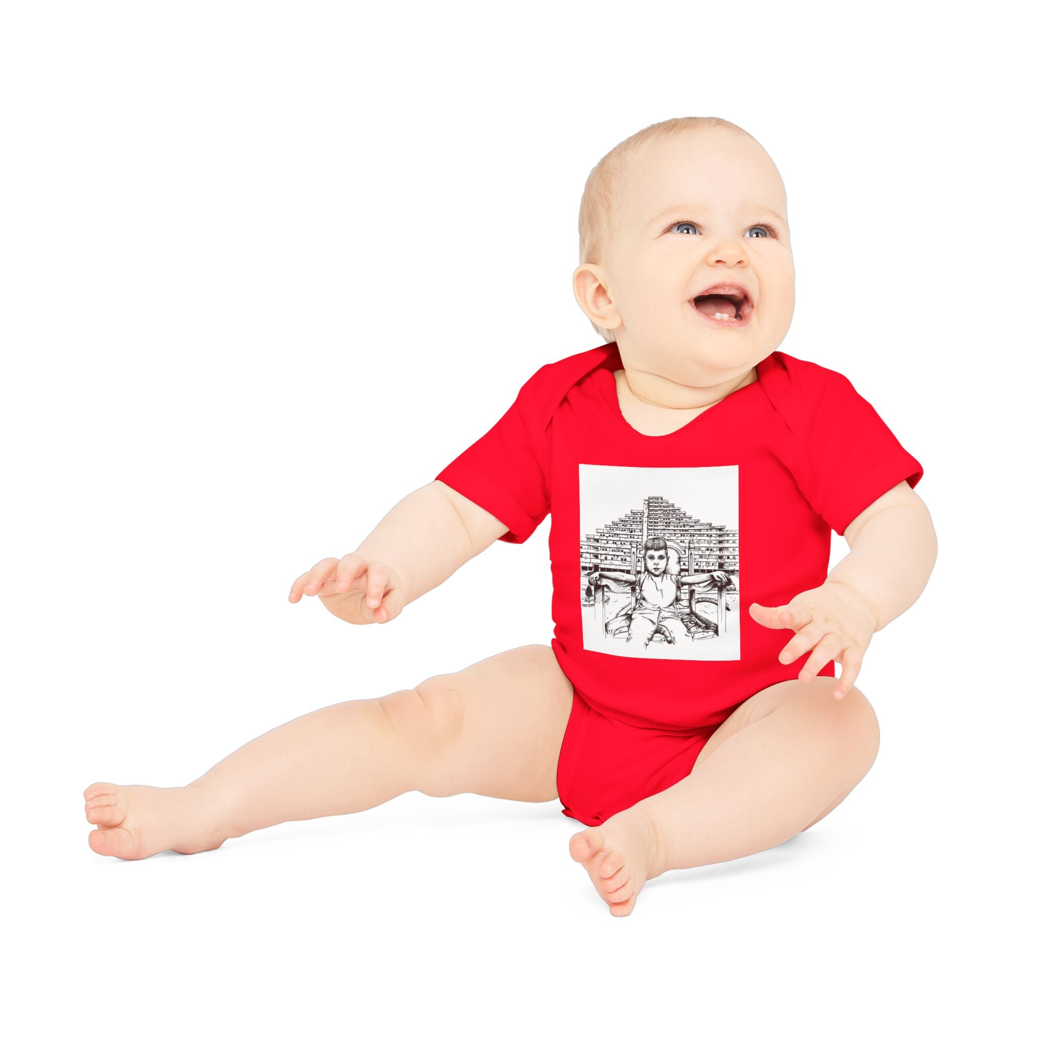 Baby Organic Bodysuit napoli - Cute Infant Outfit, Eco-Friendly Baby Gift, Newborn Clothes, Baby Shower Present, Soft Cotton Bodysuit