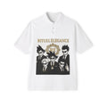 Stylish Graphic Polo Shirt - Rituel Élégance,  for Manga Fans,