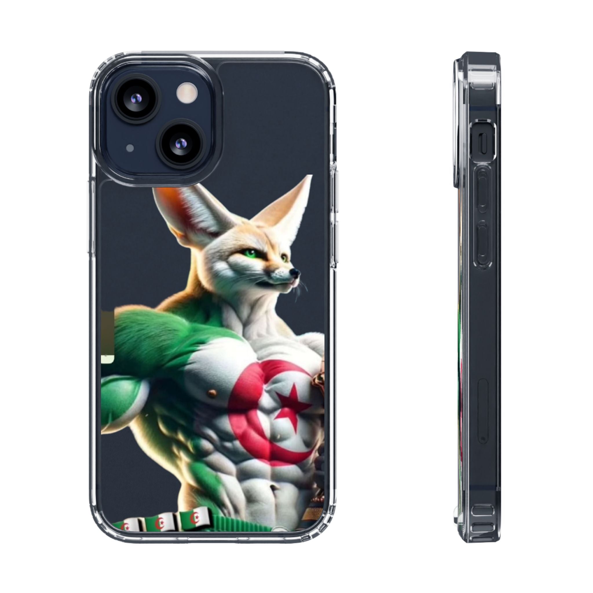 1étui de protection téléphone transparent Algérie féneck élégant, jolie coque de téléphone,
