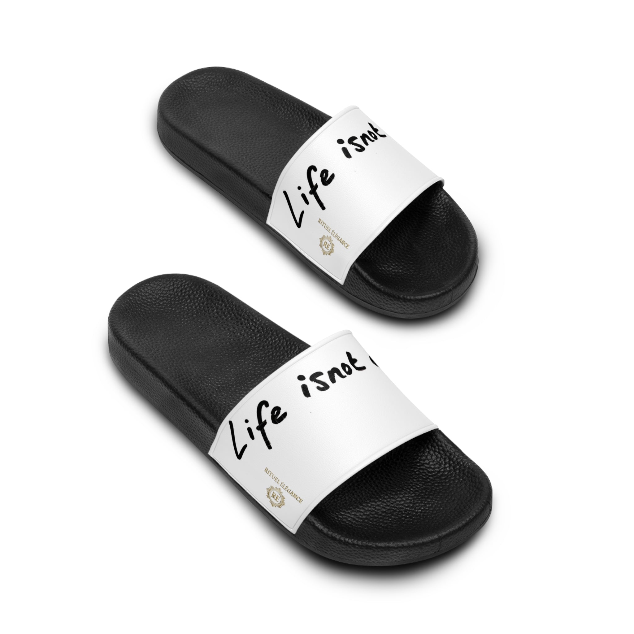 claquette life isent easy  de la marque Rituel élégance