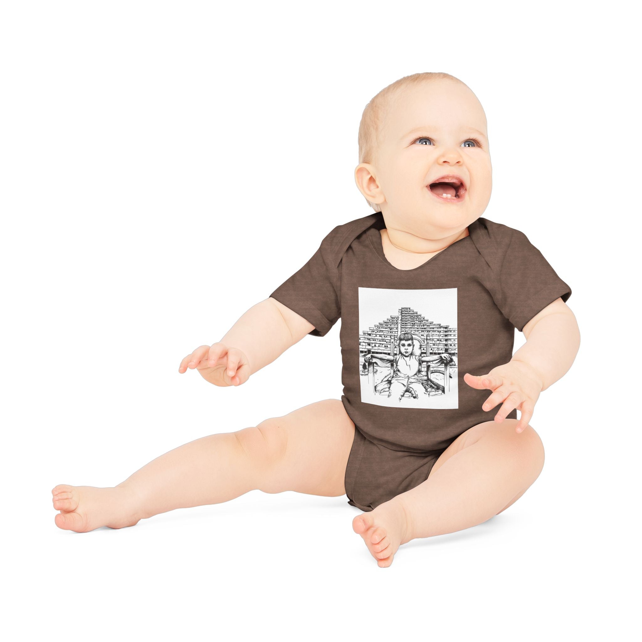 Baby Organic Bodysuit napoli - Cute Infant Outfit, Eco-Friendly Baby Gift, Newborn Clothes, Baby Shower Present, Soft Cotton Bodysuit
