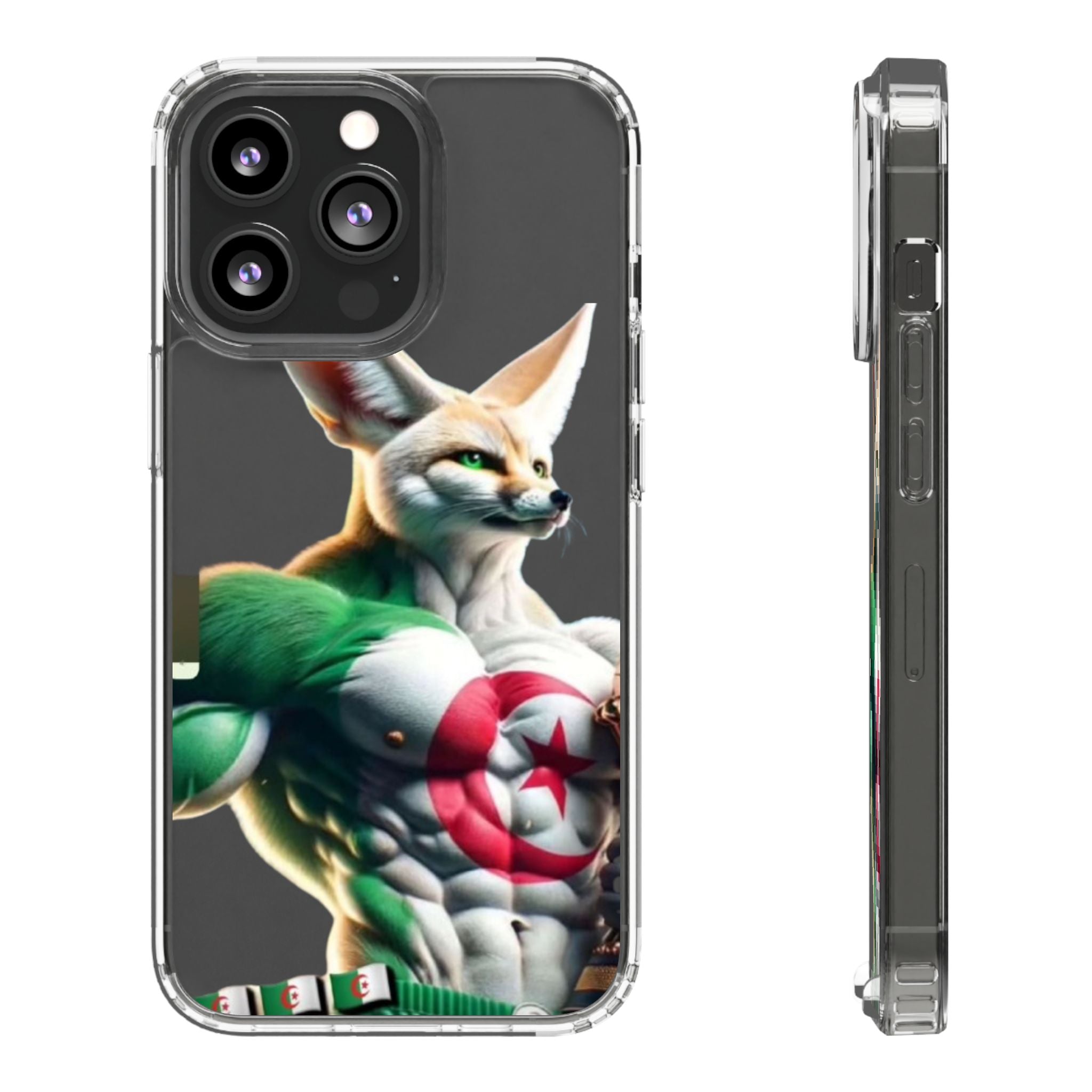 1étui de protection téléphone transparent Algérie féneck élégant, jolie coque de téléphone,