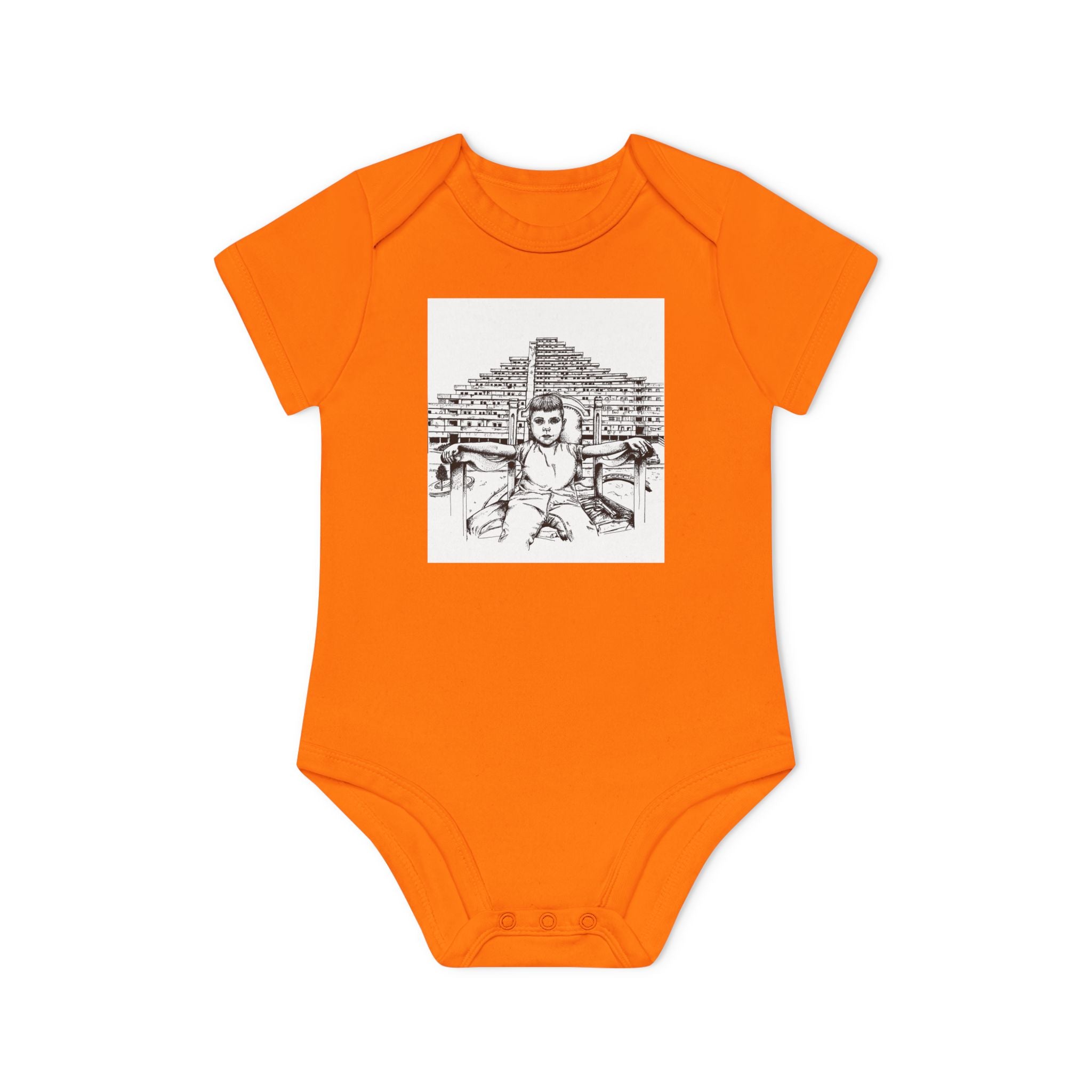 Baby Organic Bodysuit napoli - Cute Infant Outfit, Eco-Friendly Baby Gift, Newborn Clothes, Baby Shower Present, Soft Cotton Bodysuit