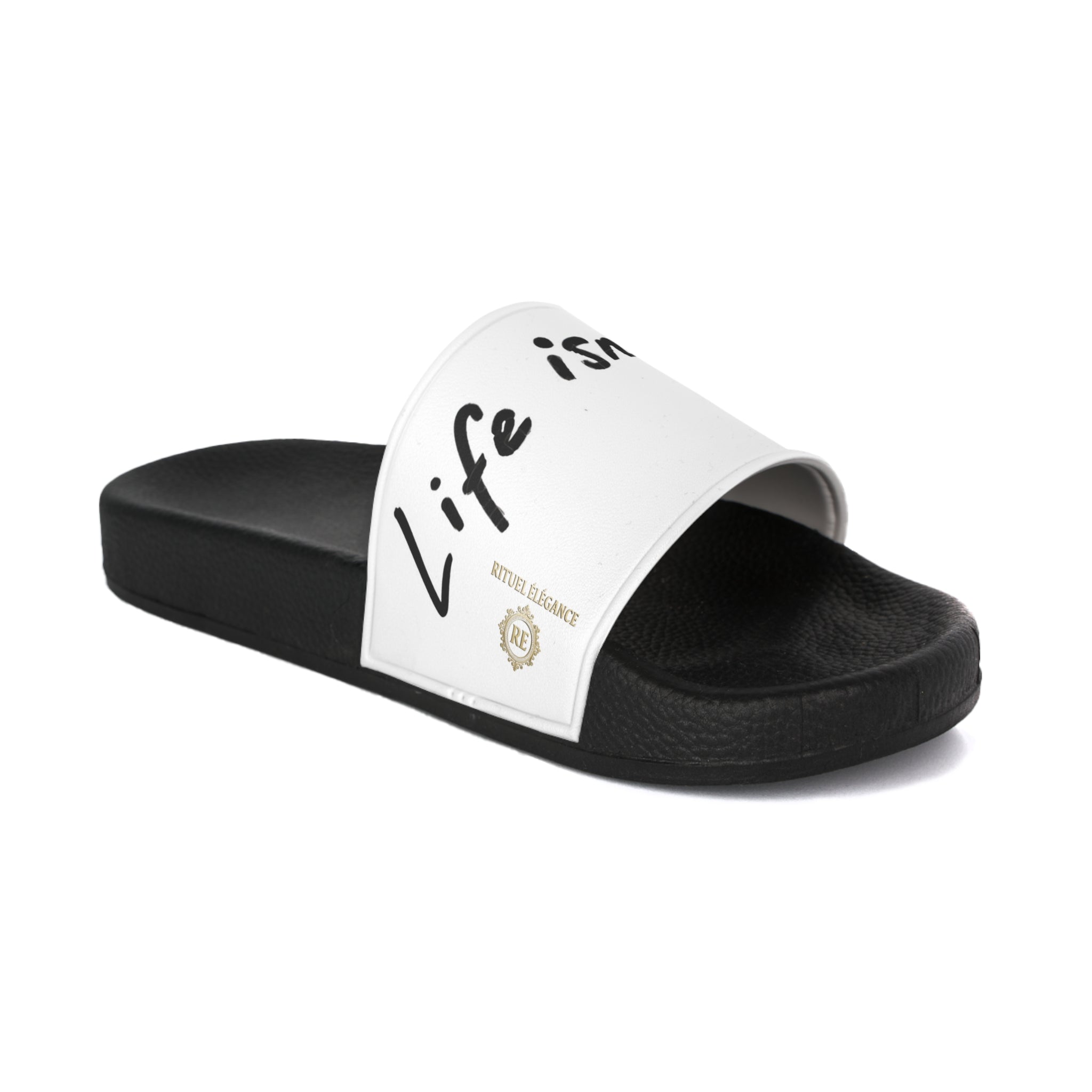 claquette life isent easy  de la marque Rituel élégance