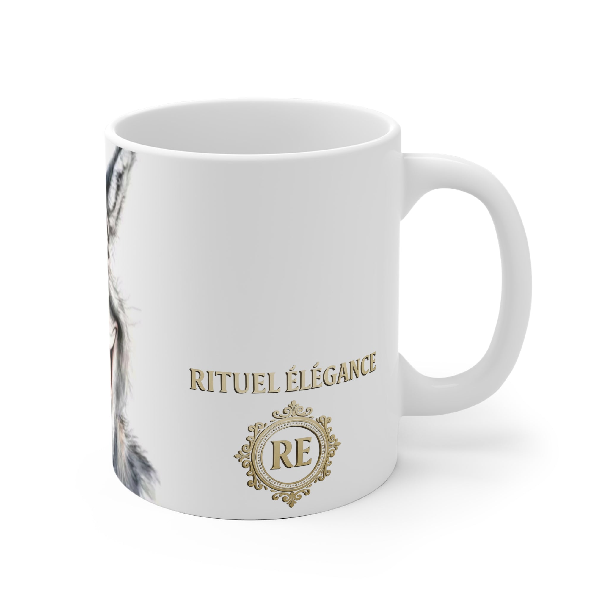 Whimsical Donkey Ceramic Mug - rituel élégance 2025
