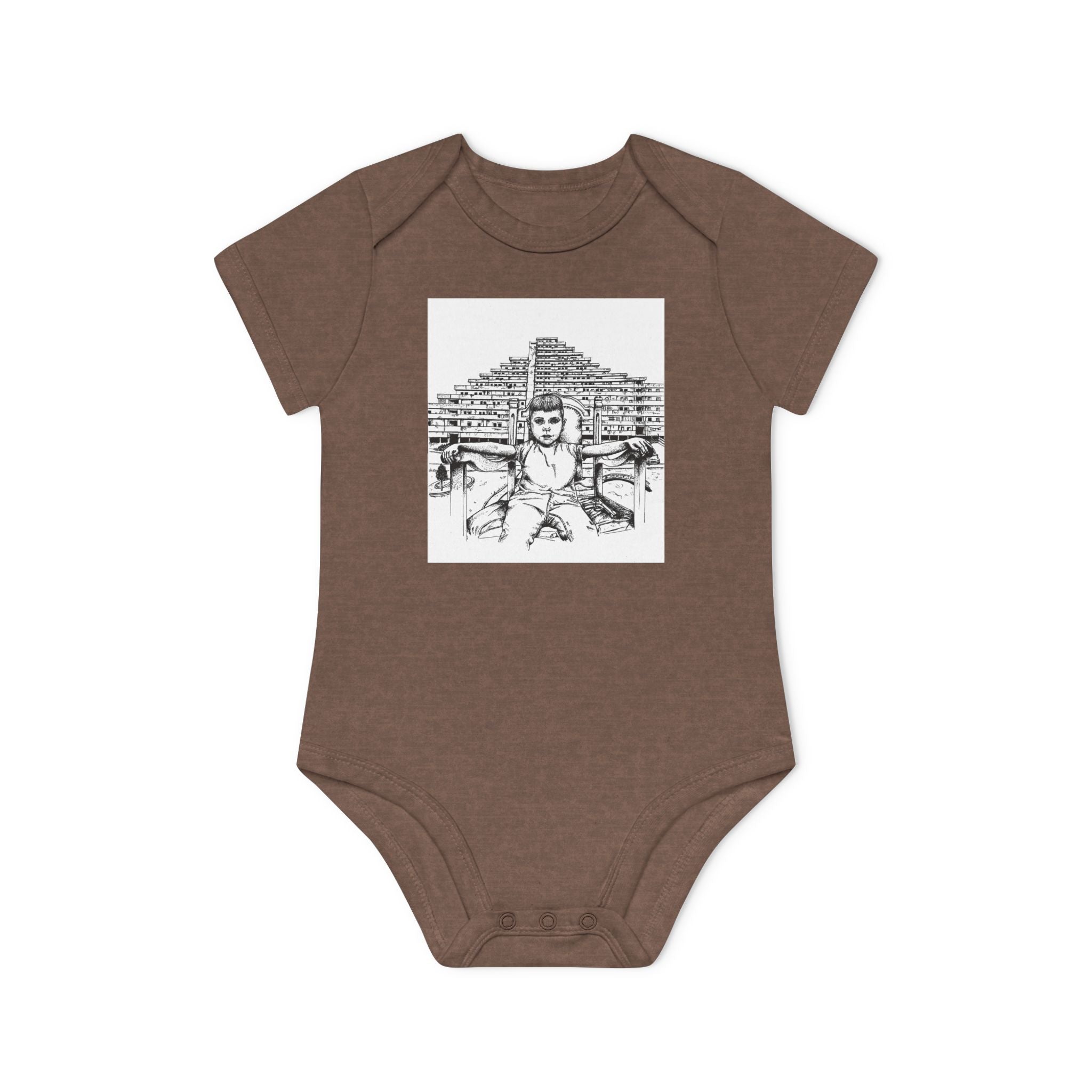 Baby Organic Bodysuit napoli - Cute Infant Outfit, Eco-Friendly Baby Gift, Newborn Clothes, Baby Shower Present, Soft Cotton Bodysuit