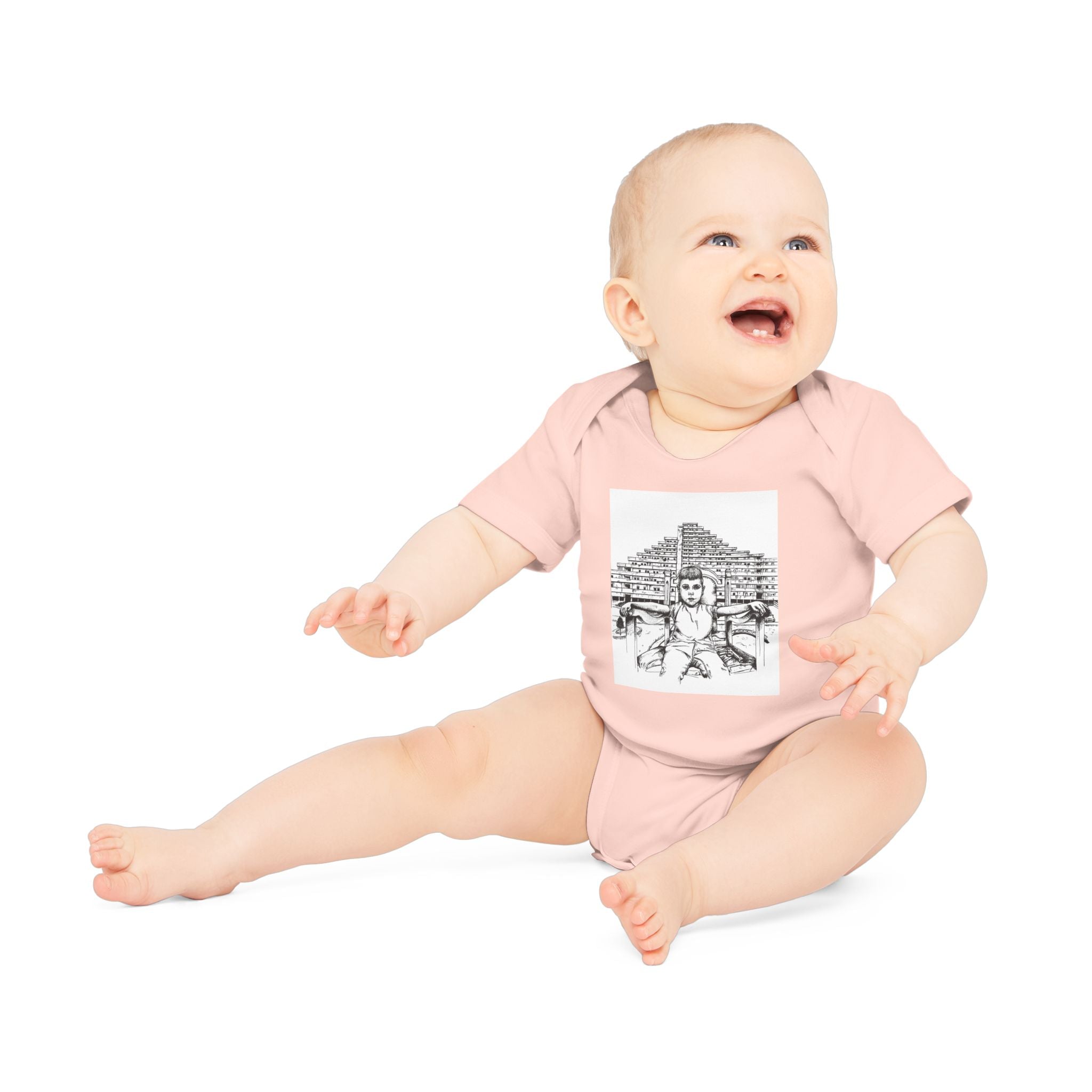 Baby Organic Bodysuit napoli - Cute Infant Outfit, Eco-Friendly Baby Gift, Newborn Clothes, Baby Shower Present, Soft Cotton Bodysuit