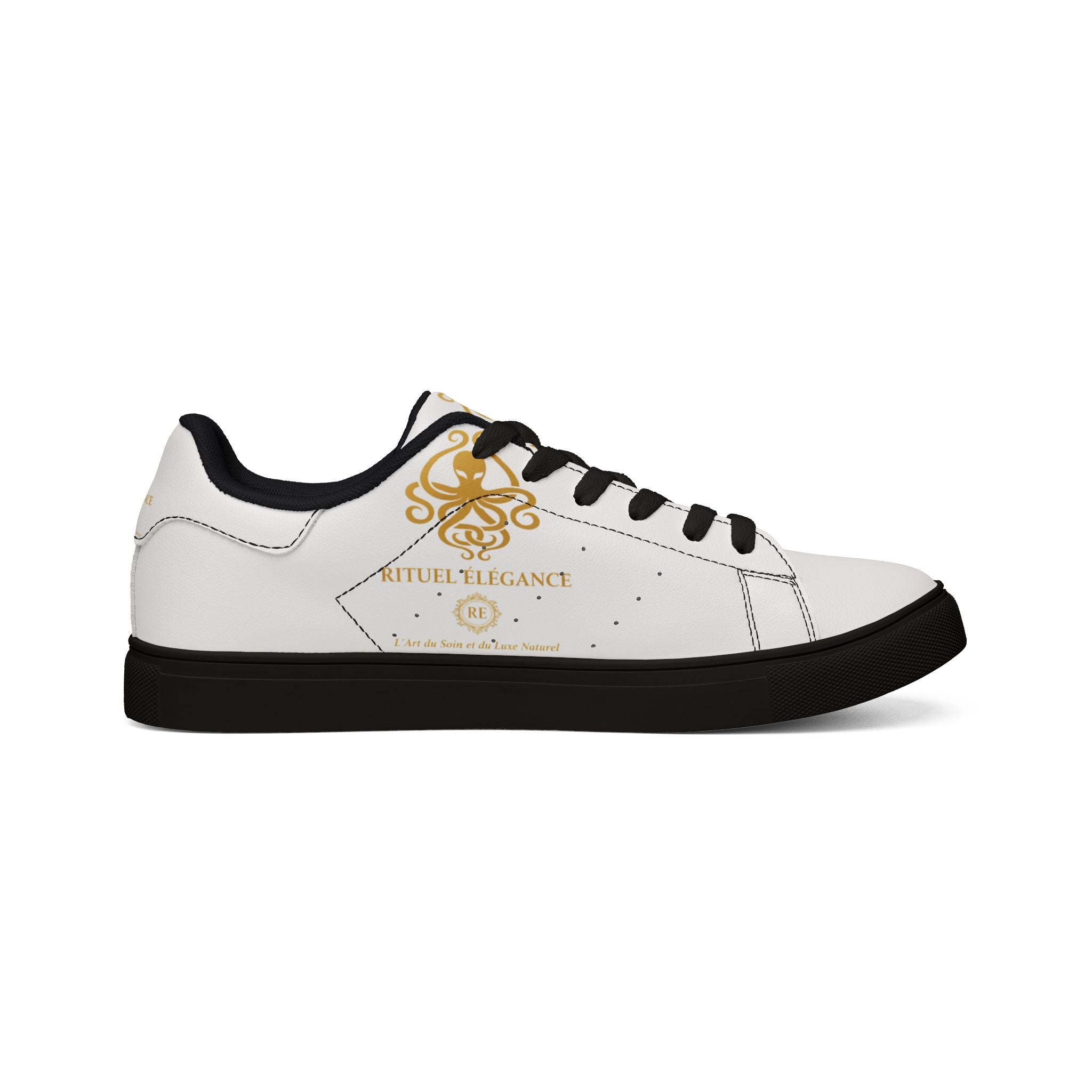 Rituel élégance Sneakers 2026 — Gold Ornamental 'Rituel Elegance' Design