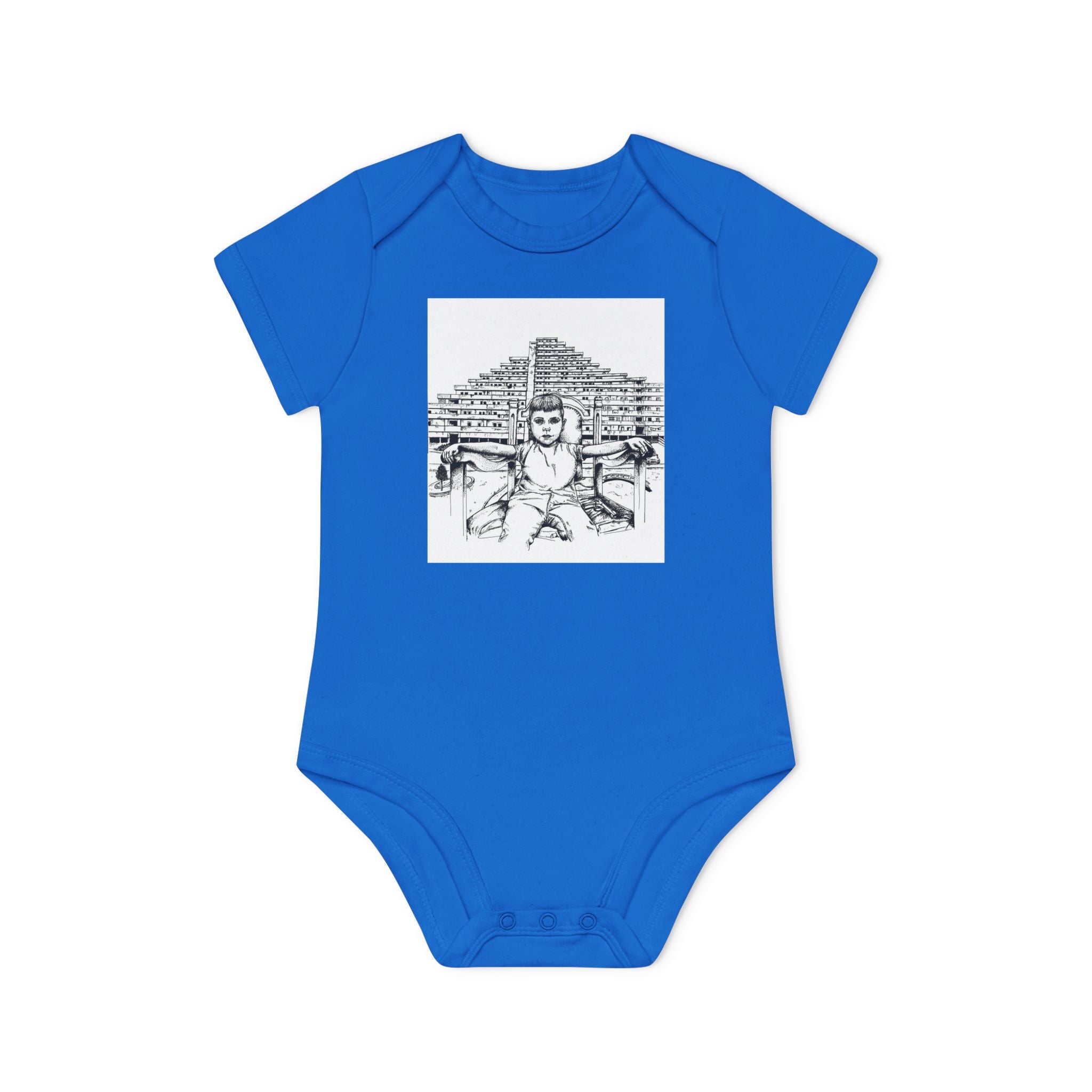 Baby Organic Bodysuit napoli - Cute Infant Outfit, Eco-Friendly Baby Gift, Newborn Clothes, Baby Shower Present, Soft Cotton Bodysuit