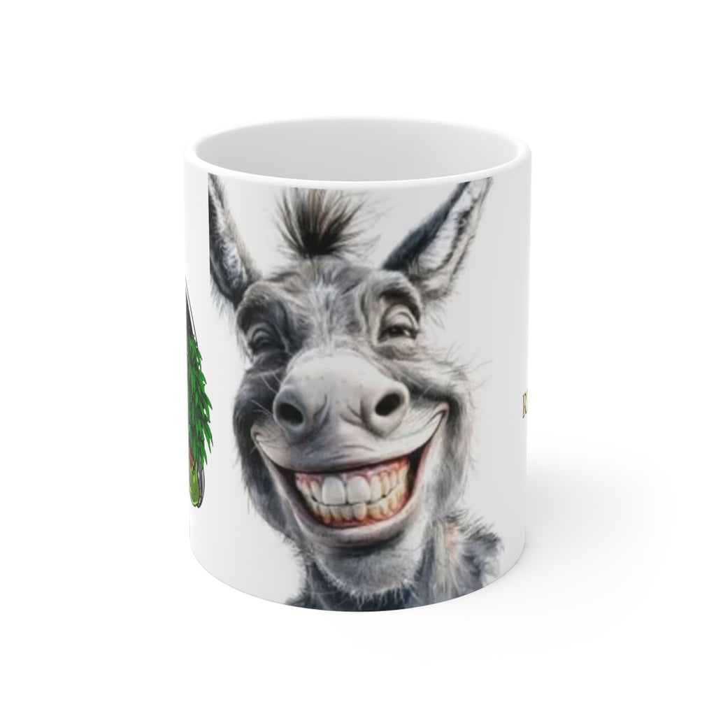 Whimsical Donkey Ceramic Mug - rituel élégance 2025