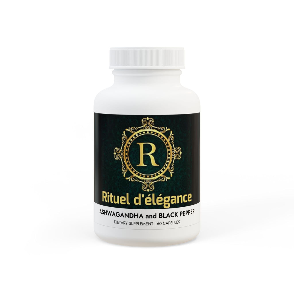Ashwagandha and Black Pepper Supplement (60 capsules)