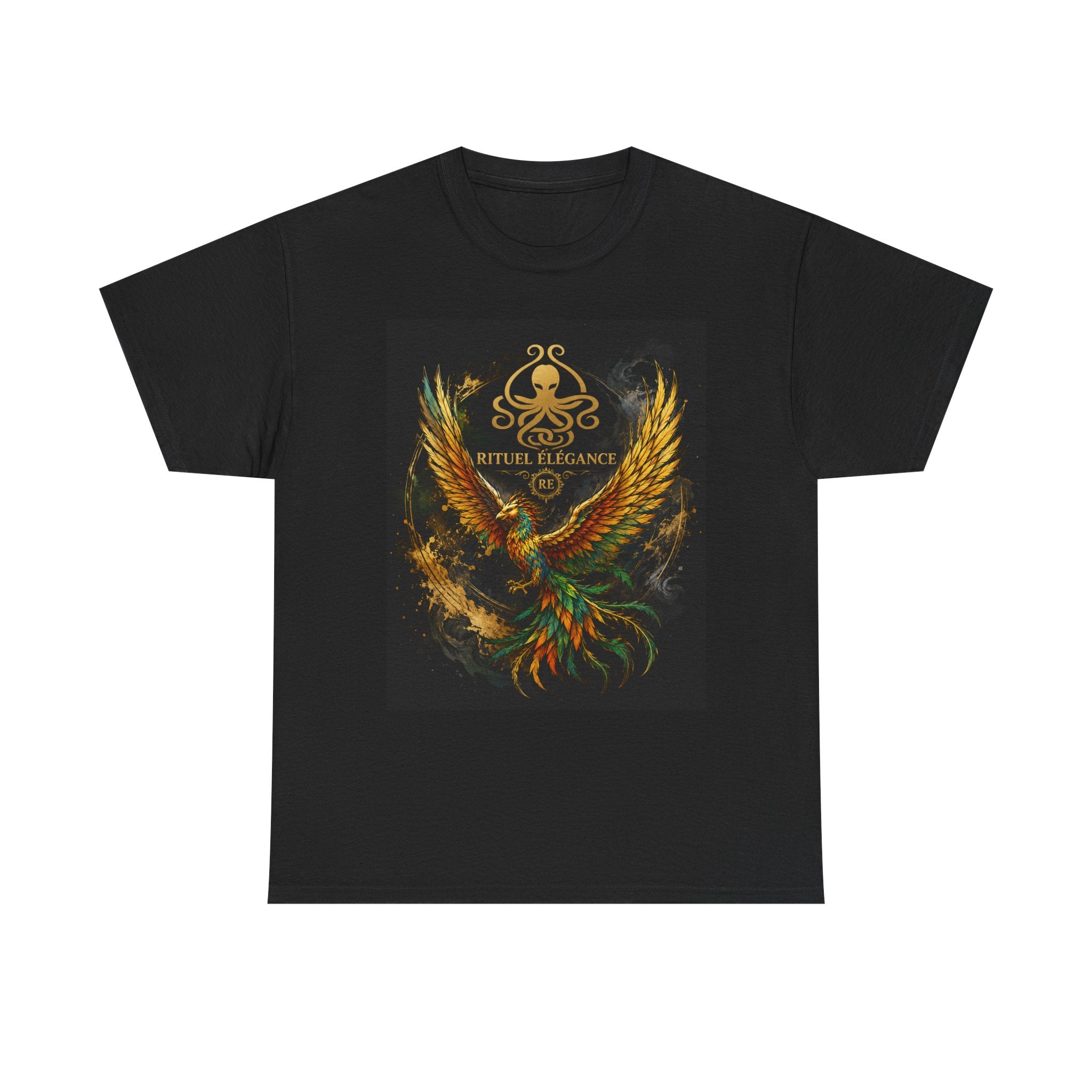 Phoenix Crest T‑Shirt — Marque rituel élégance Collection 2026