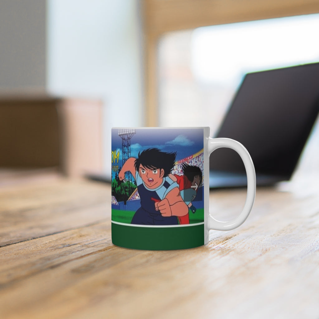 Olive & Tom Ceramic Mug - Coffee Cup for Champions, Soccer Lovers