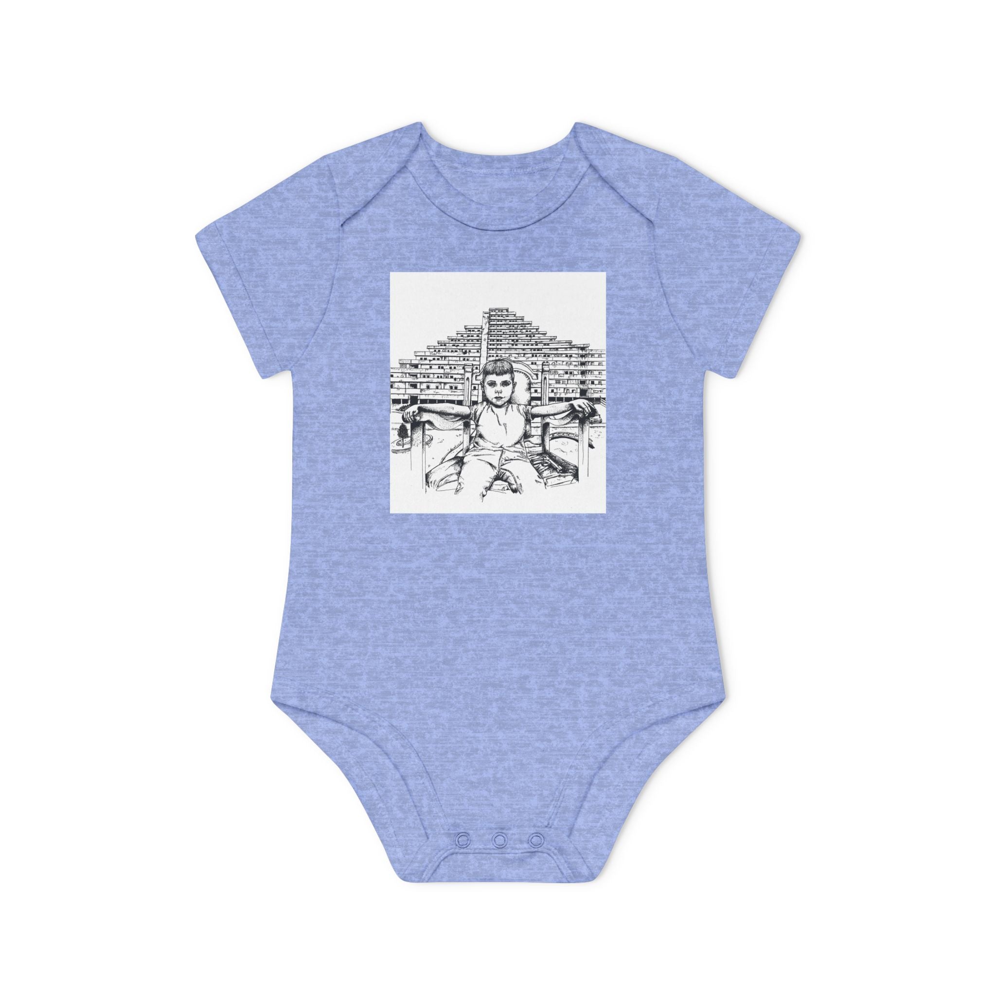 Baby Organic Bodysuit napoli - Cute Infant Outfit, Eco-Friendly Baby Gift, Newborn Clothes, Baby Shower Present, Soft Cotton Bodysuit
