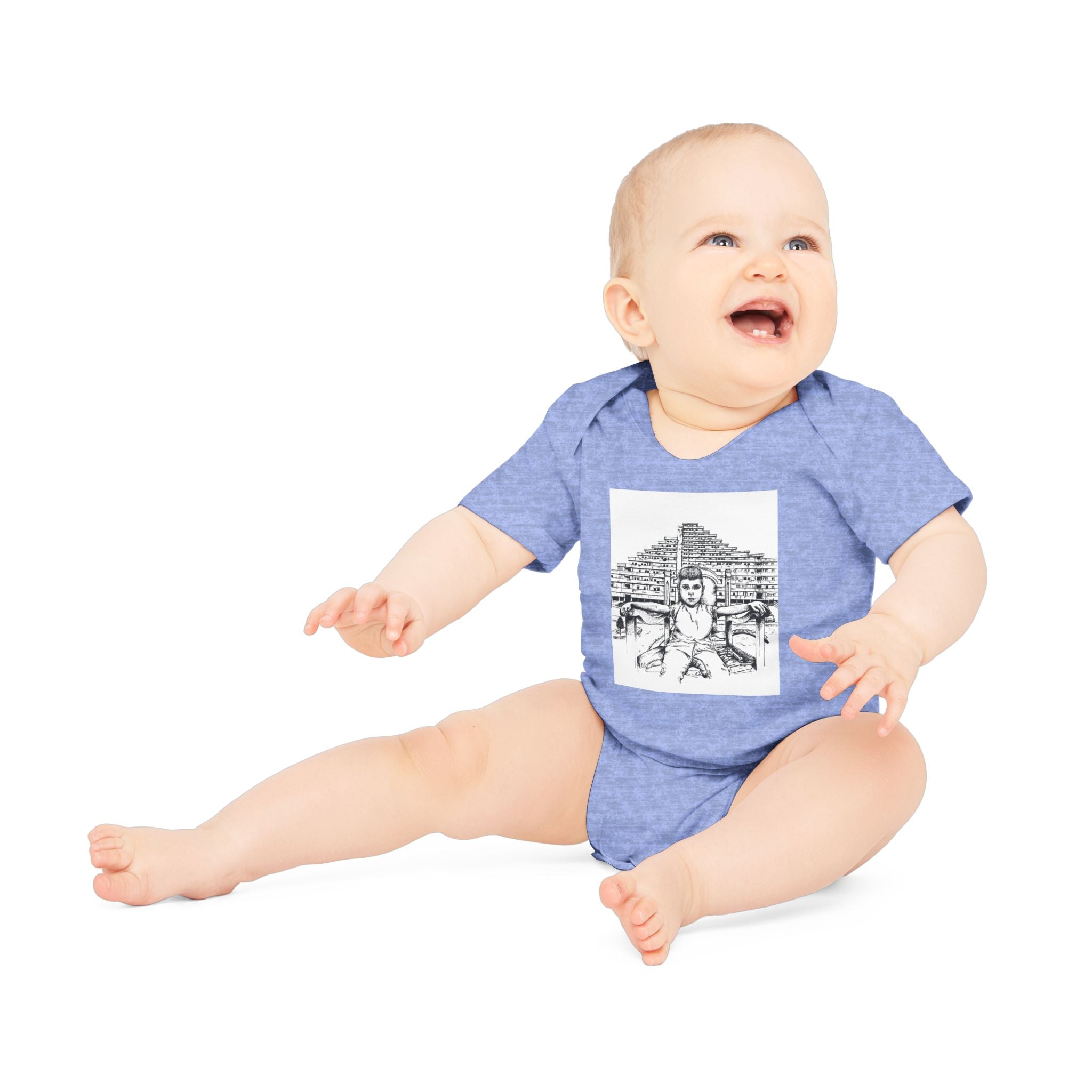 Baby Organic Bodysuit napoli - Cute Infant Outfit, Eco-Friendly Baby Gift, Newborn Clothes, Baby Shower Present, Soft Cotton Bodysuit
