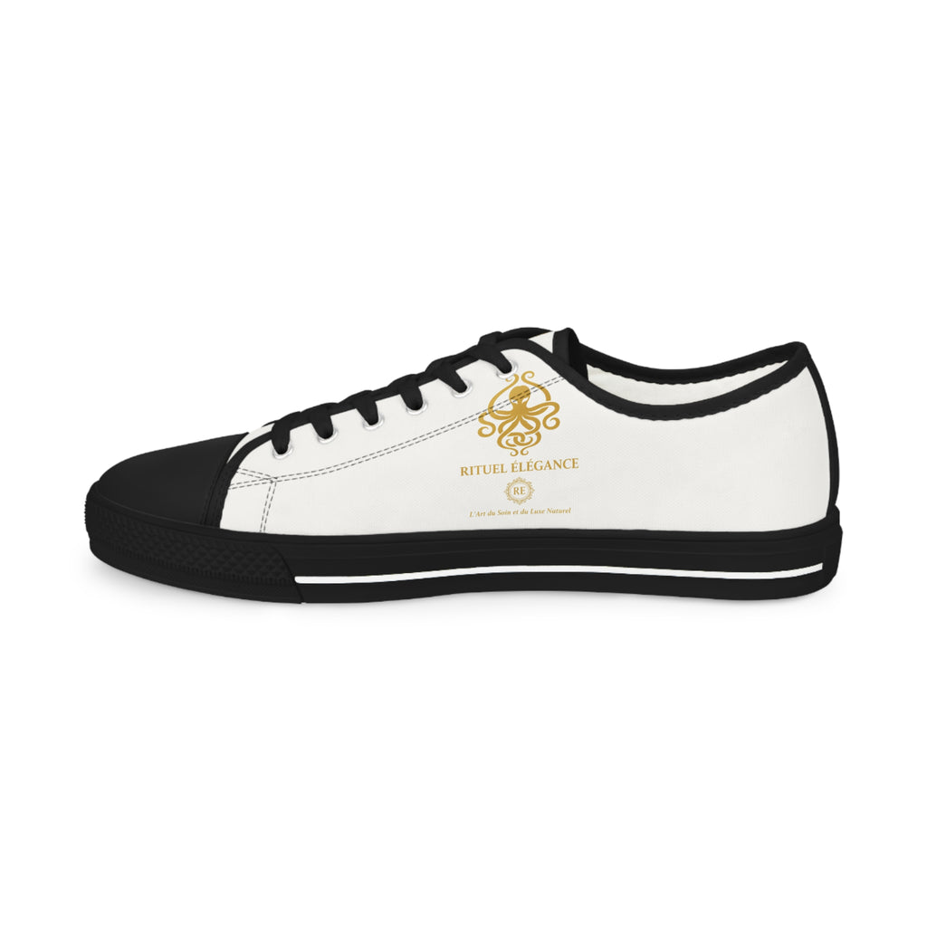 Collection 2026 Rituel élégance Top Sneakers — White Gold Royal Emblem