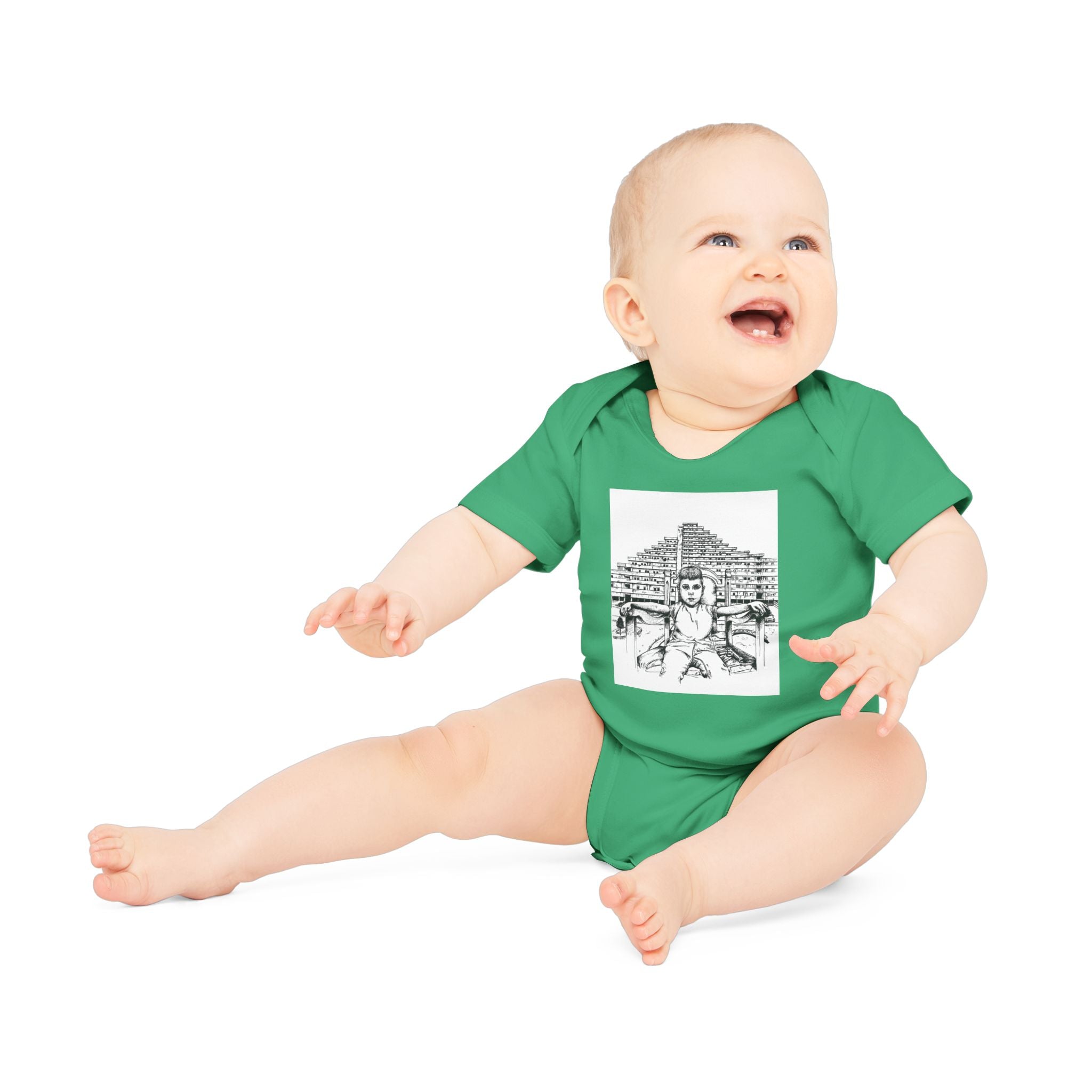 Baby Organic Bodysuit napoli - Cute Infant Outfit, Eco-Friendly Baby Gift, Newborn Clothes, Baby Shower Present, Soft Cotton Bodysuit