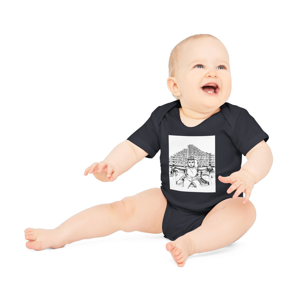 Baby Organic Bodysuit napoli - Cute Infant Outfit, Eco-Friendly Baby Gift, Newborn Clothes, Baby Shower Present, Soft Cotton Bodysuit