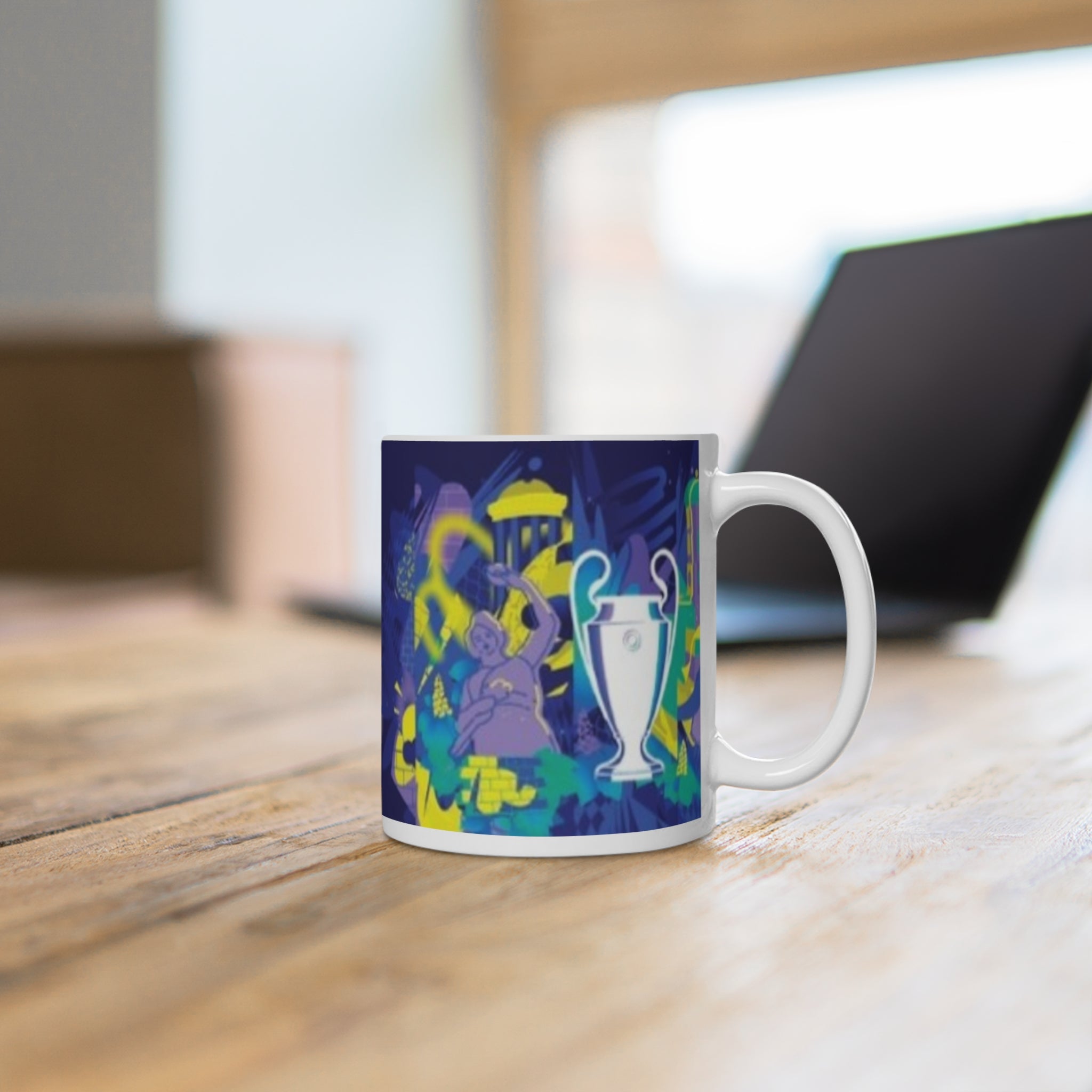 Champions League Ceramic Mug - Gift for Football Lovers,