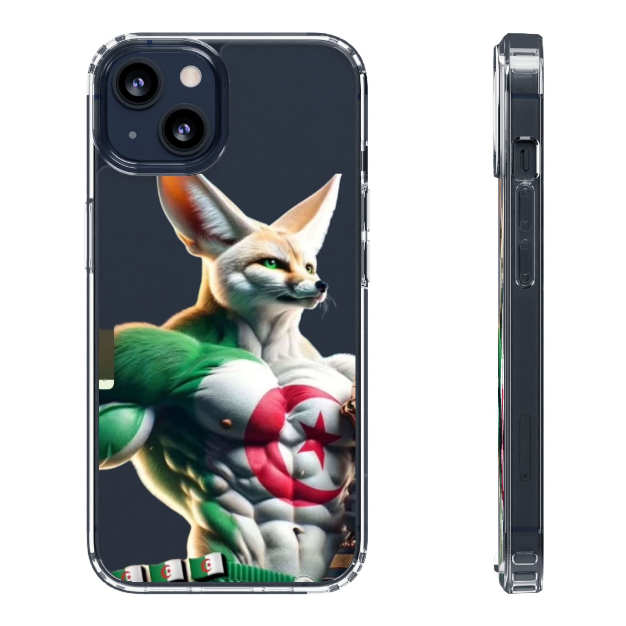 1étui de protection téléphone transparent Algérie féneck élégant, jolie coque de téléphone,