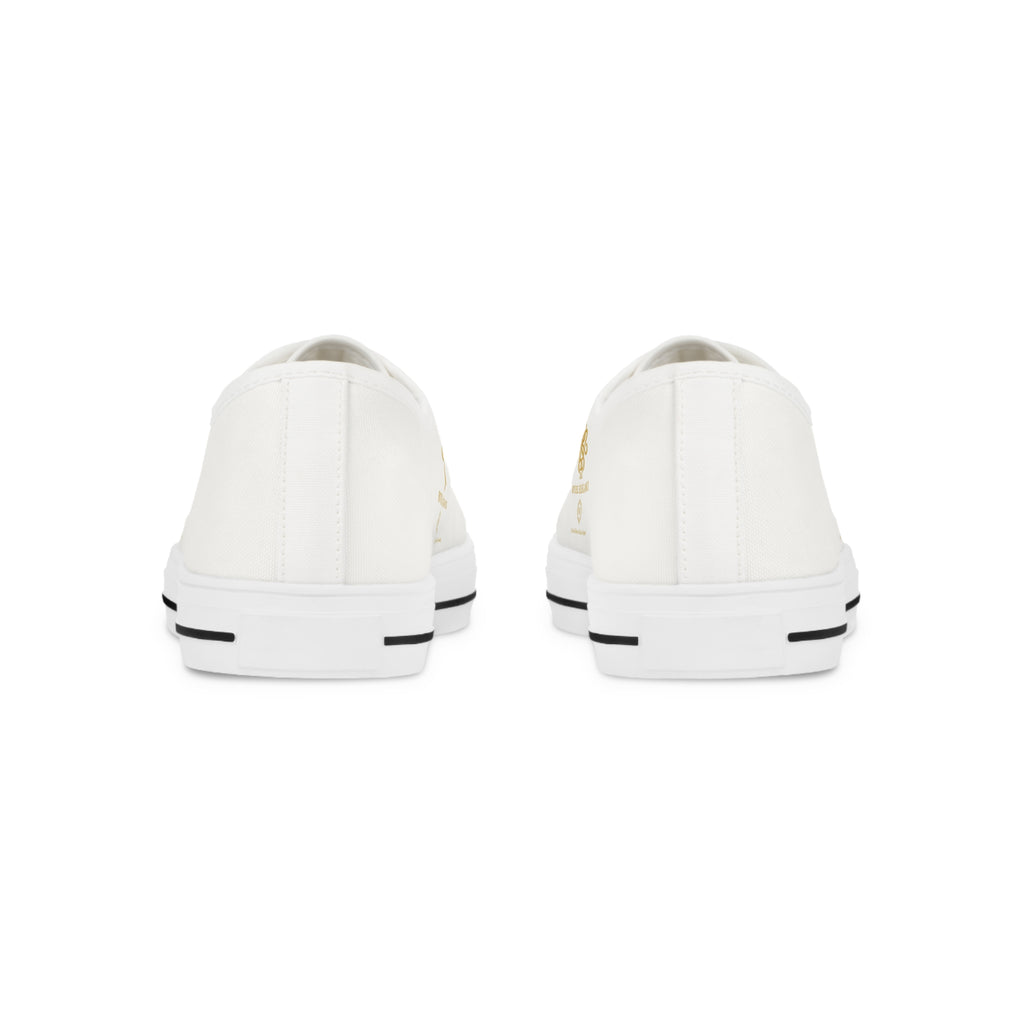 Collection 2026 Rituel élégance Top Sneakers — White Gold Royal Emblem