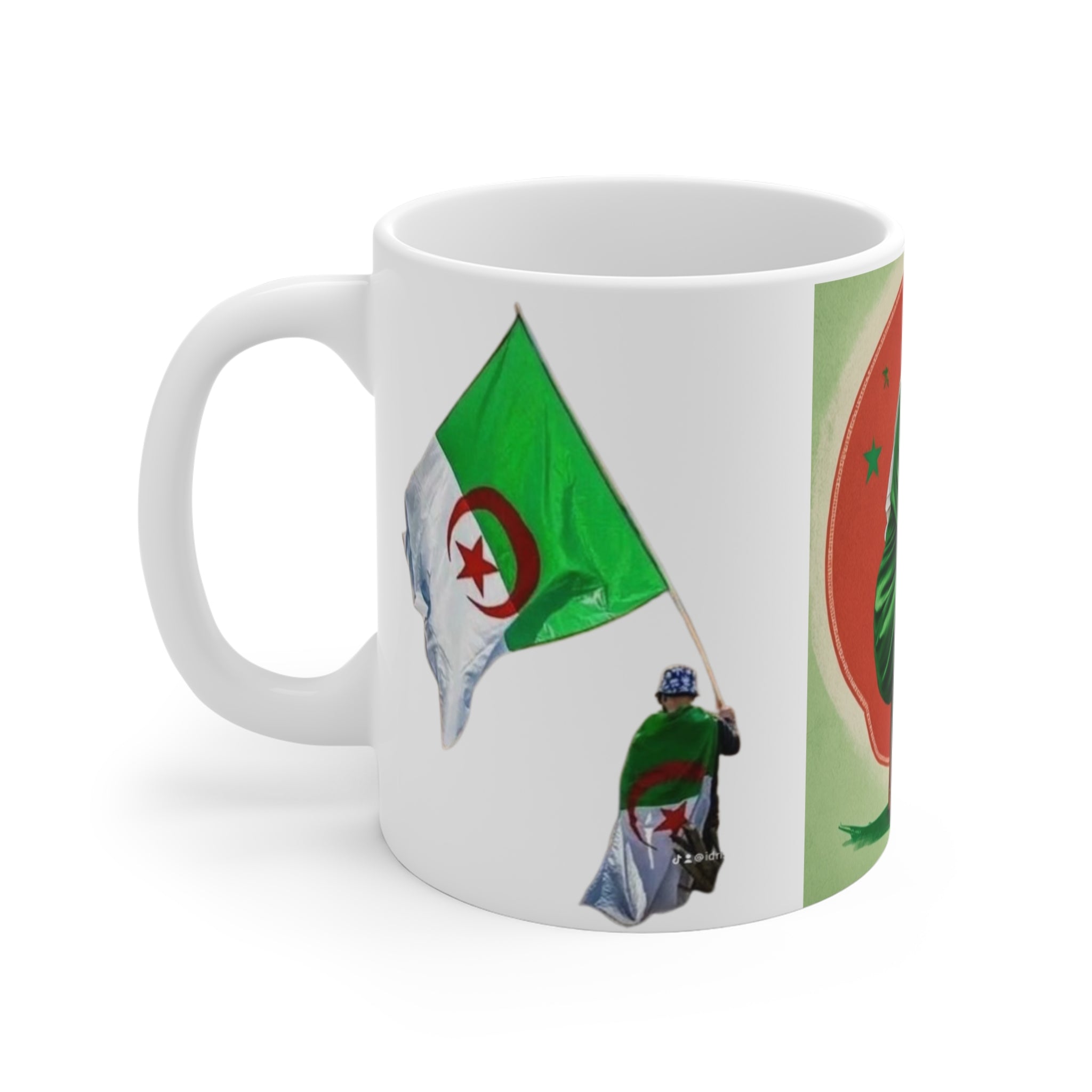 Algerian Heritage Ceramic Mug - Celebrate Culture, Unique Gift for Coffee Lovers, Great for Home Décor, Artful Tea Mug, Perfect for Gifts