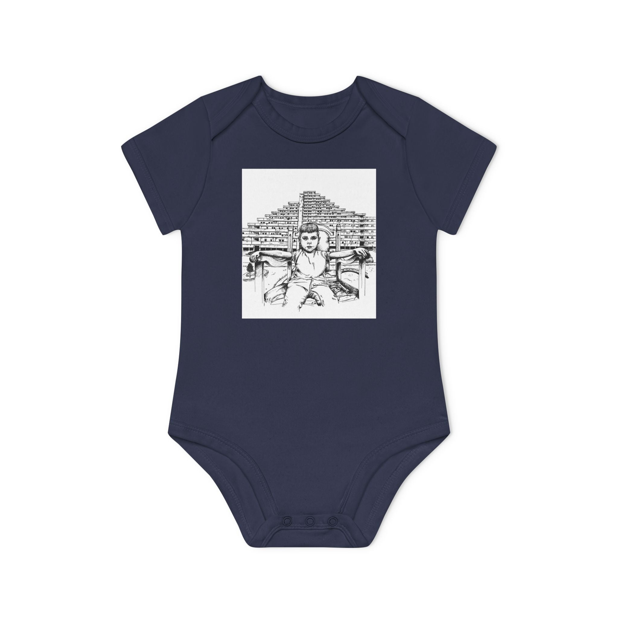 Baby Organic Bodysuit napoli - Cute Infant Outfit, Eco-Friendly Baby Gift, Newborn Clothes, Baby Shower Present, Soft Cotton Bodysuit